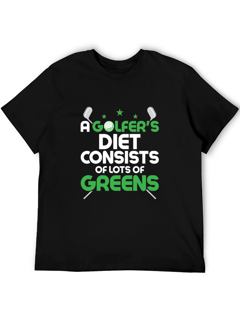 Golfers Diet T-Shirt - Funny Golf Tee