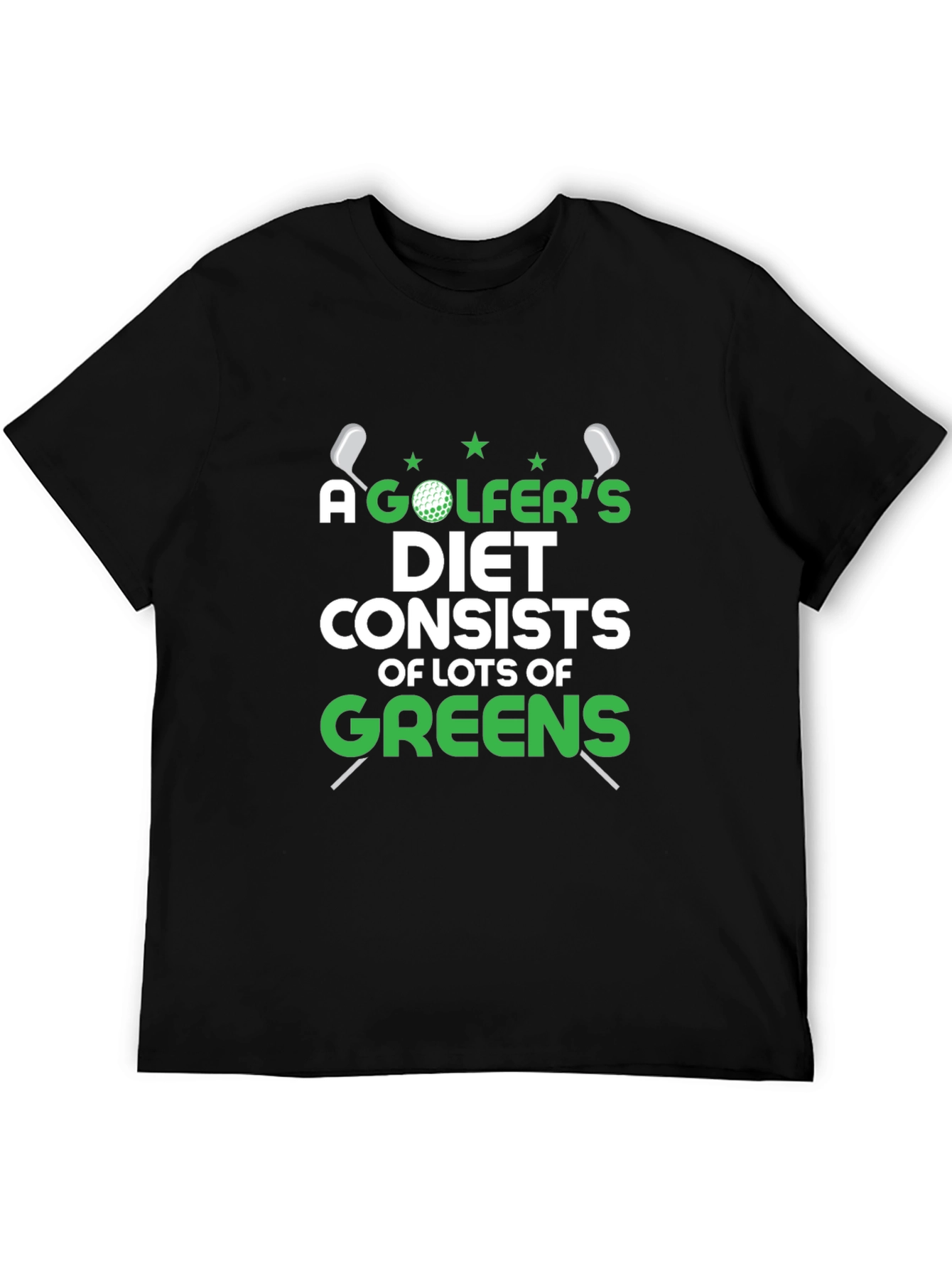 Golfers Diet T-Shirt - Funny Golf Tee