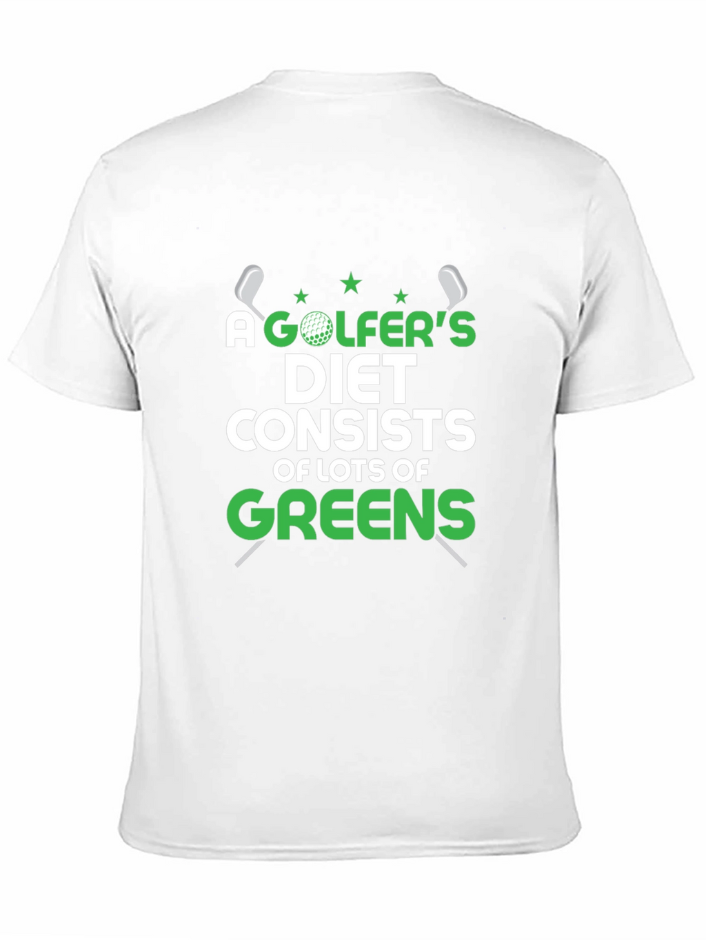Golfers Diet T-Shirt - Funny Golf Tee