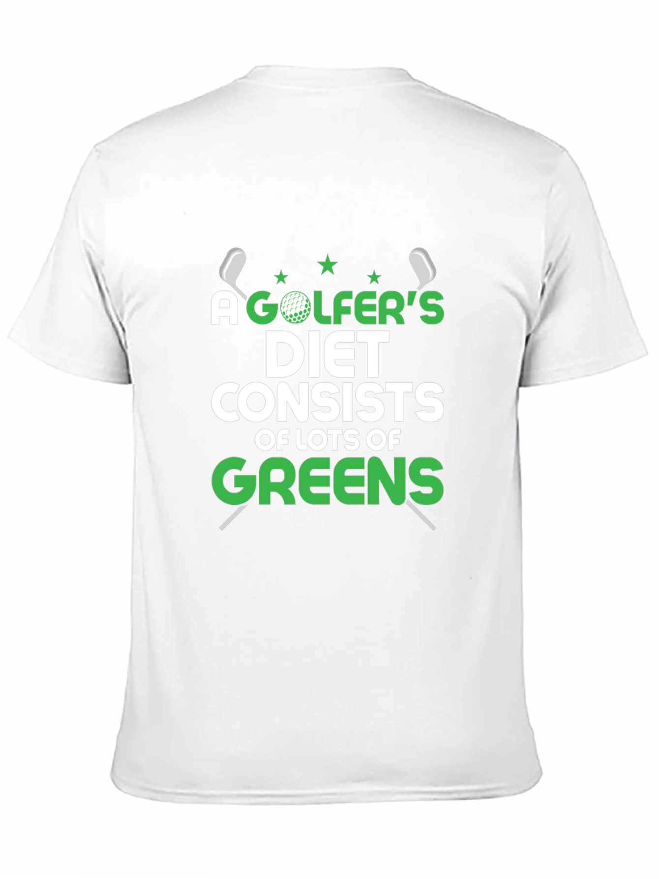 Golfers Diet T-Shirt - Funny Golf Tee