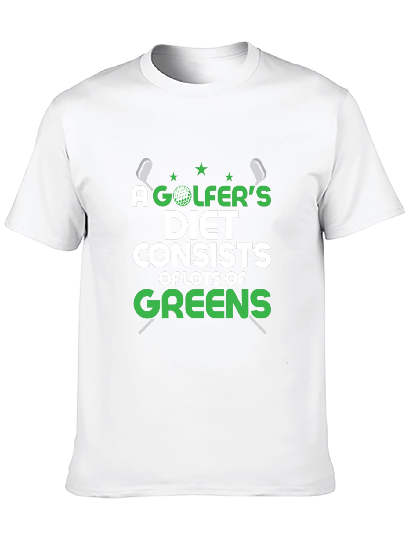 Golfers Diet T-Shirt - Funny Golf Tee