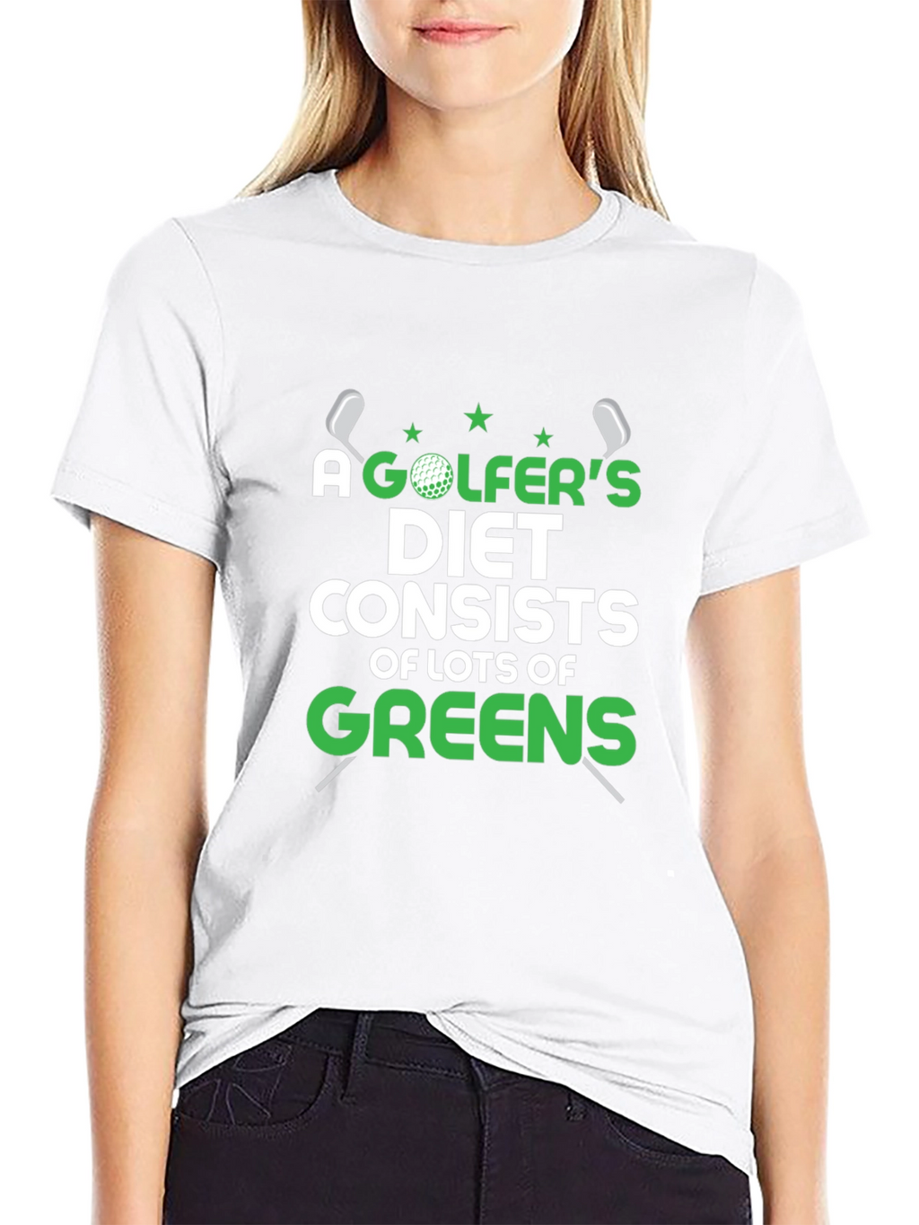 Golfers Diet T-Shirt - Funny Golf Tee