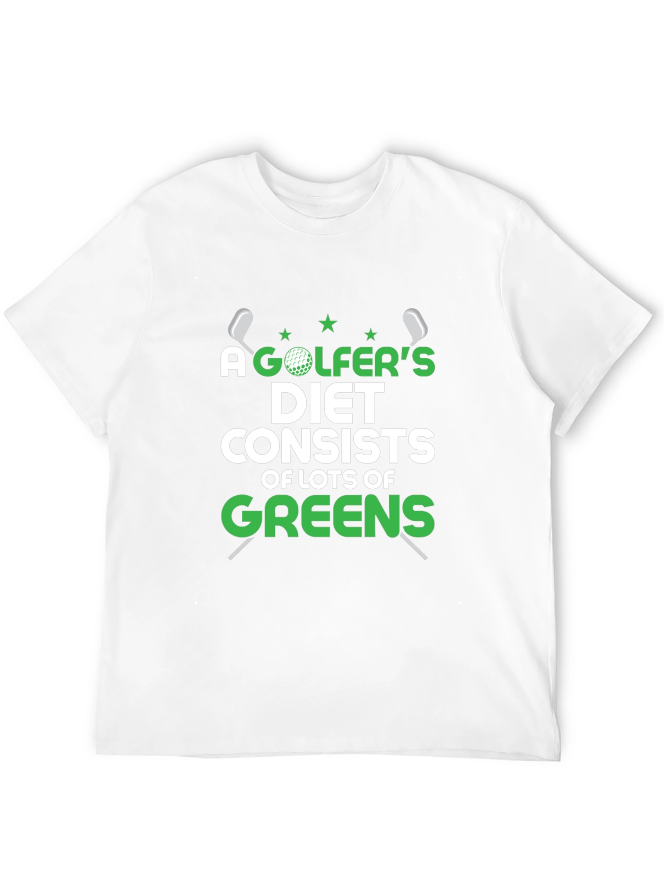 Golfers Diet T-Shirt - Funny Golf Tee