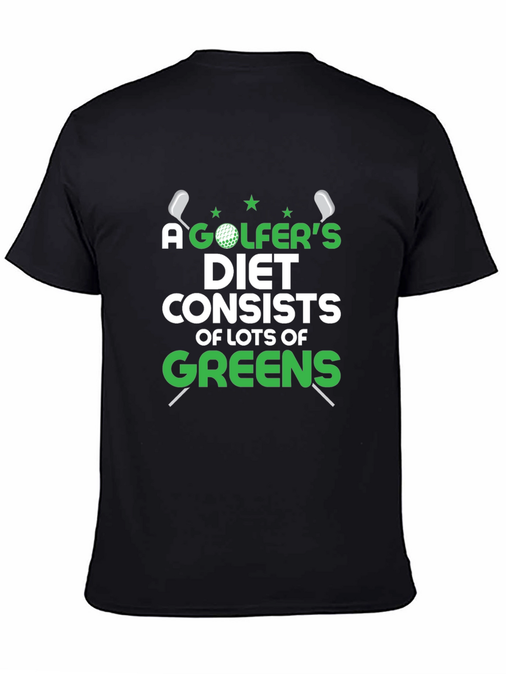 Golfers Diet T-Shirt - Funny Golf Tee