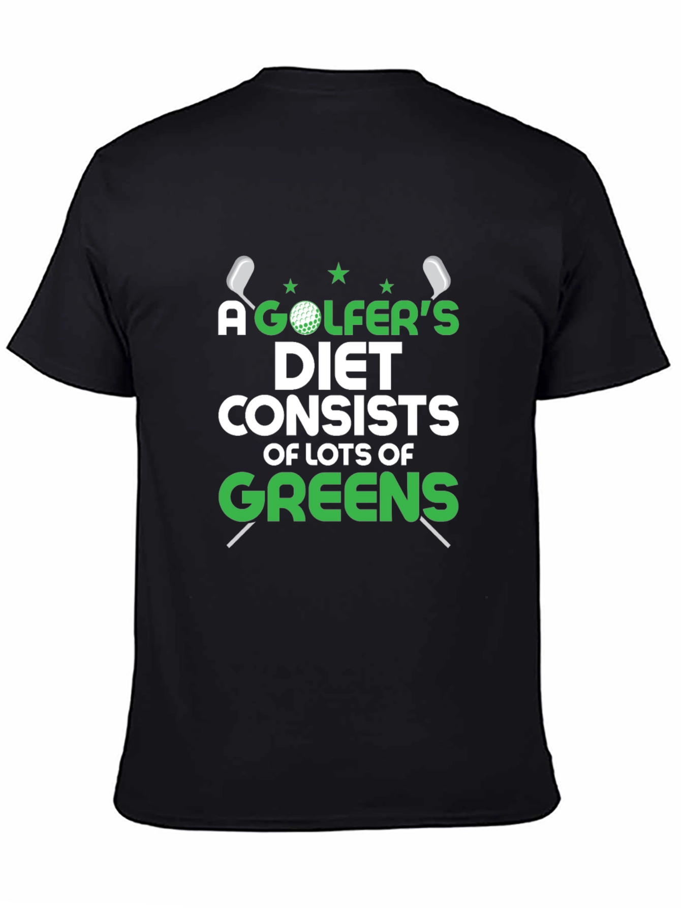 Golfers Diet T-Shirt - Funny Golf Tee