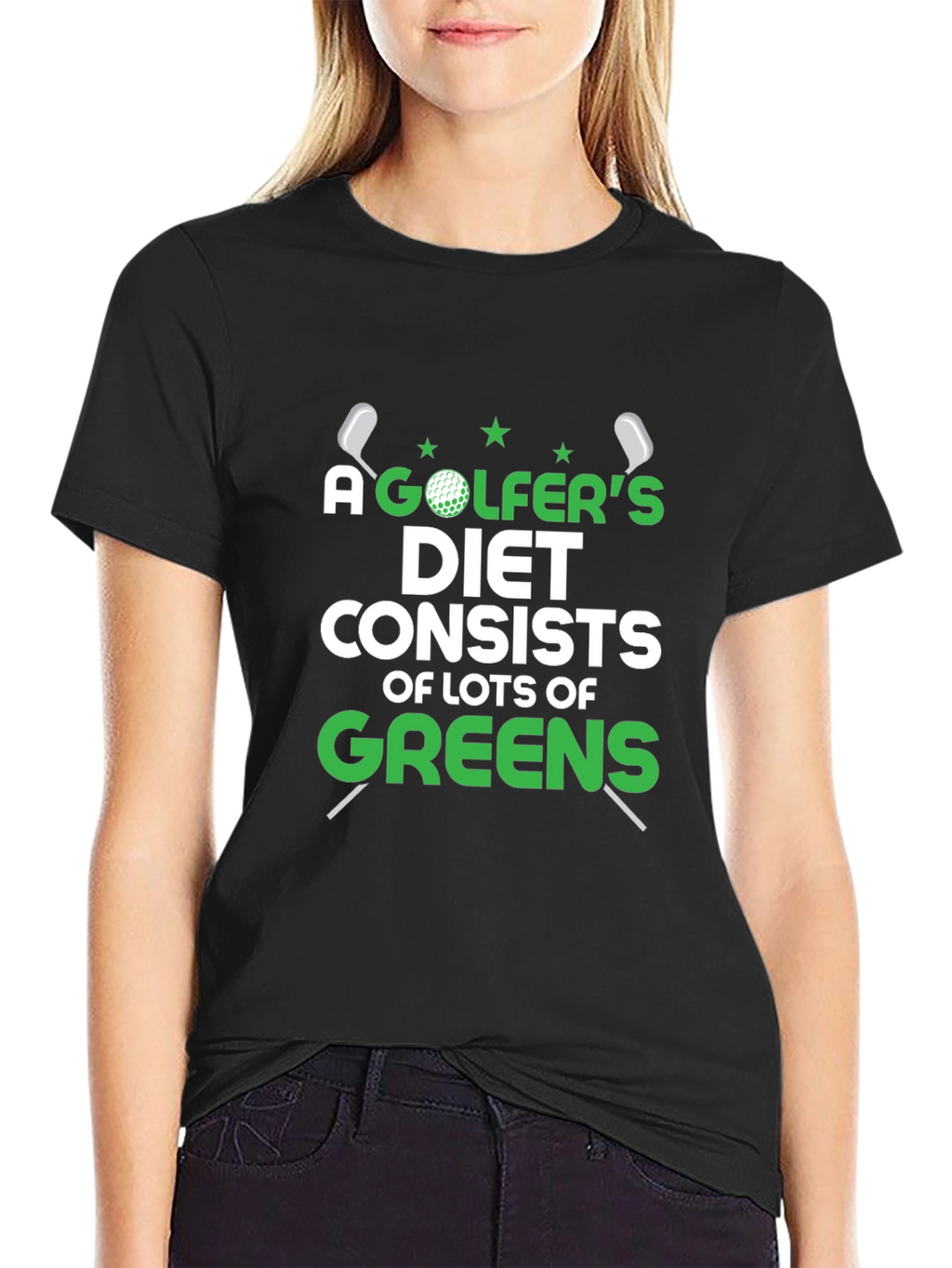 Golfers Diet T-Shirt - Funny Golf Tee
