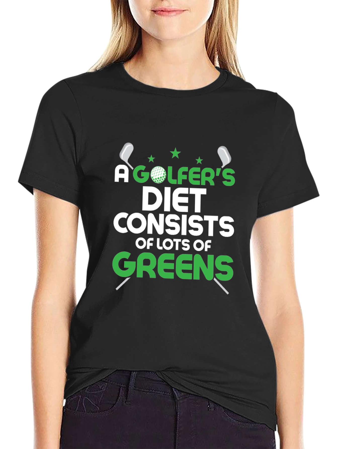 Golfers Diet T-Shirt - Funny Golf Tee