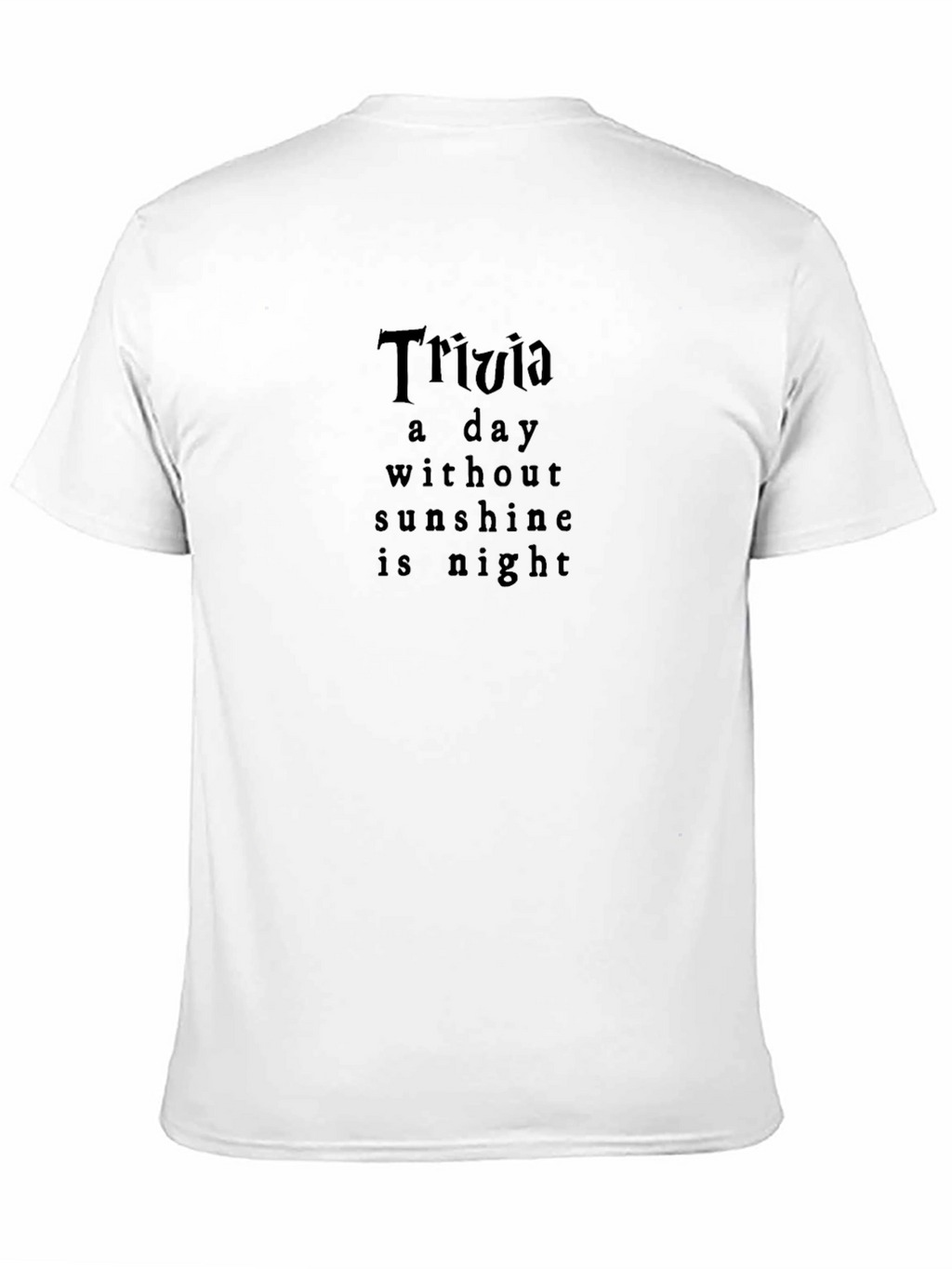 Trivia A Day Without Sunshine T-Shirt