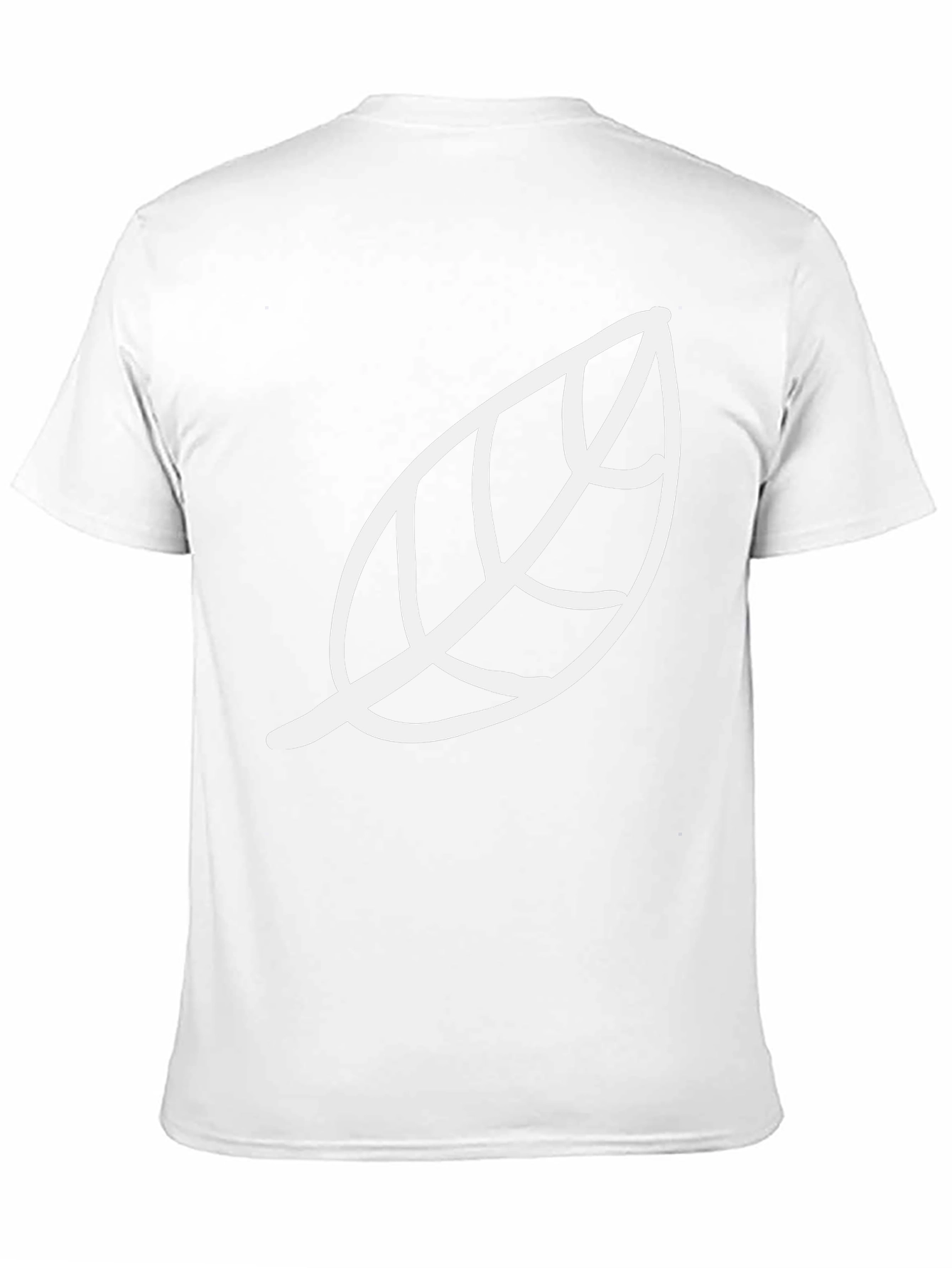 Leaf Graphic Black T-Shirt - Casual Style