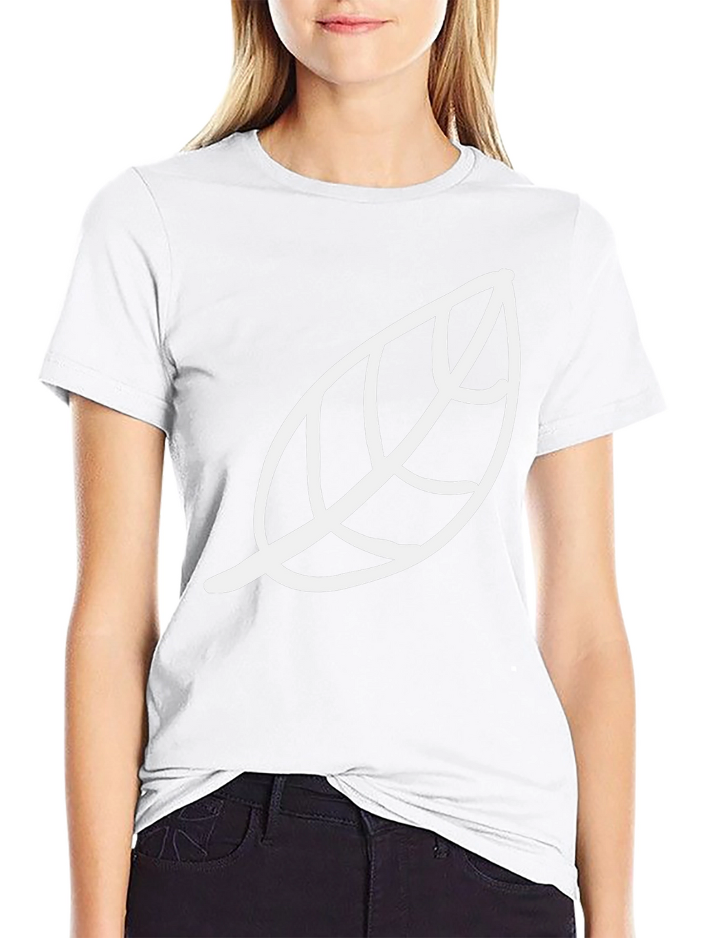 Leaf Graphic Black T-Shirt - Casual Style