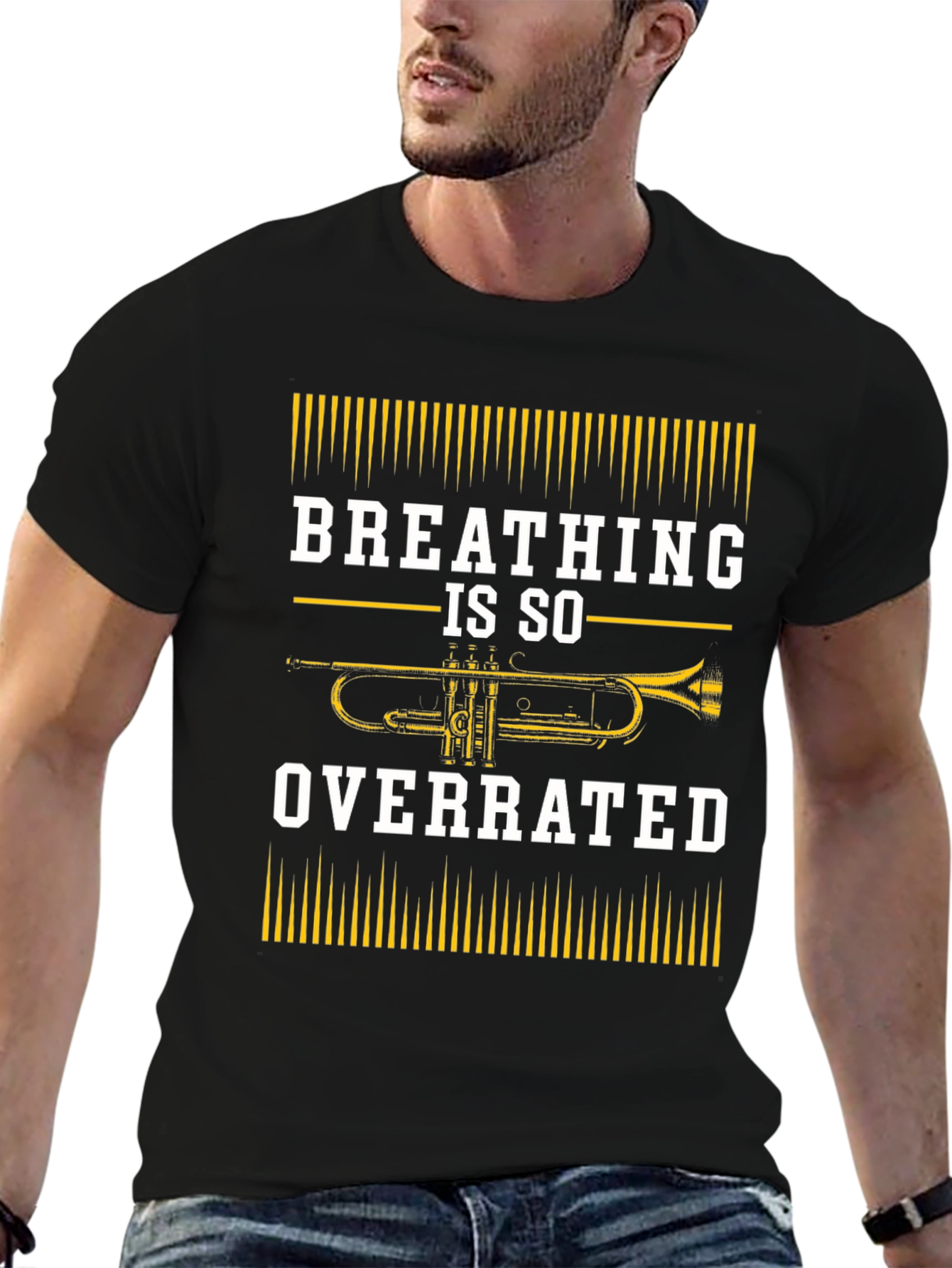 Breathing Is So Overrated Trumpet Player T-Shirt