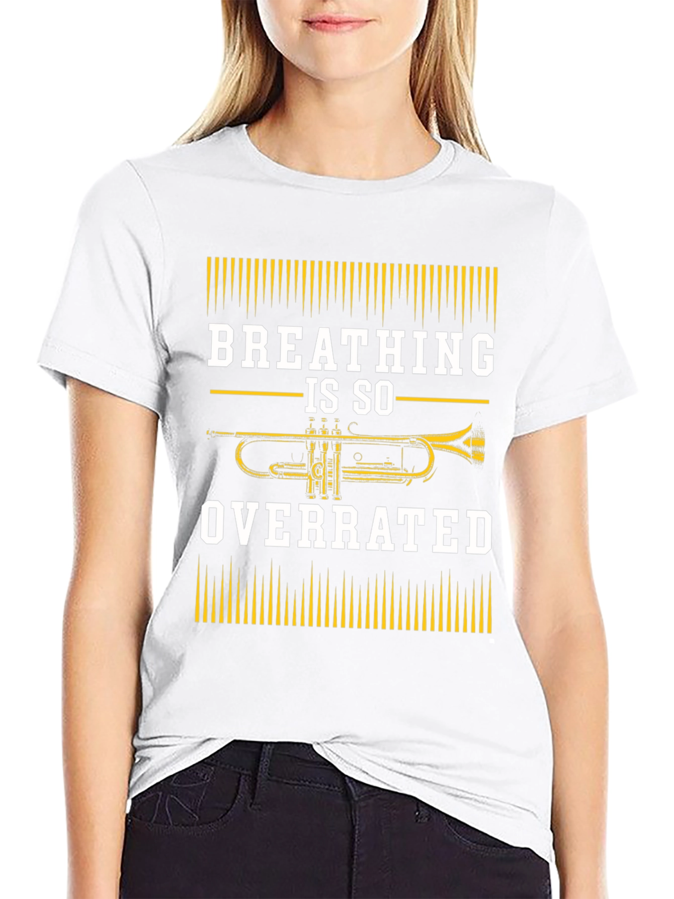 Breathing Is So Overrated Trumpet Player T-Shirt