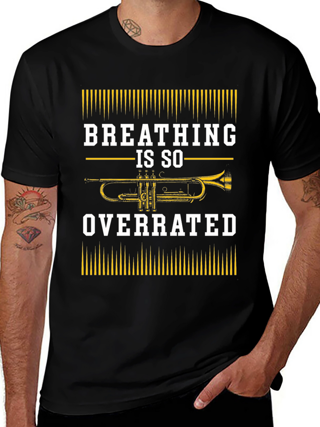Breathing Is So Overrated Trumpet Player T-Shirt