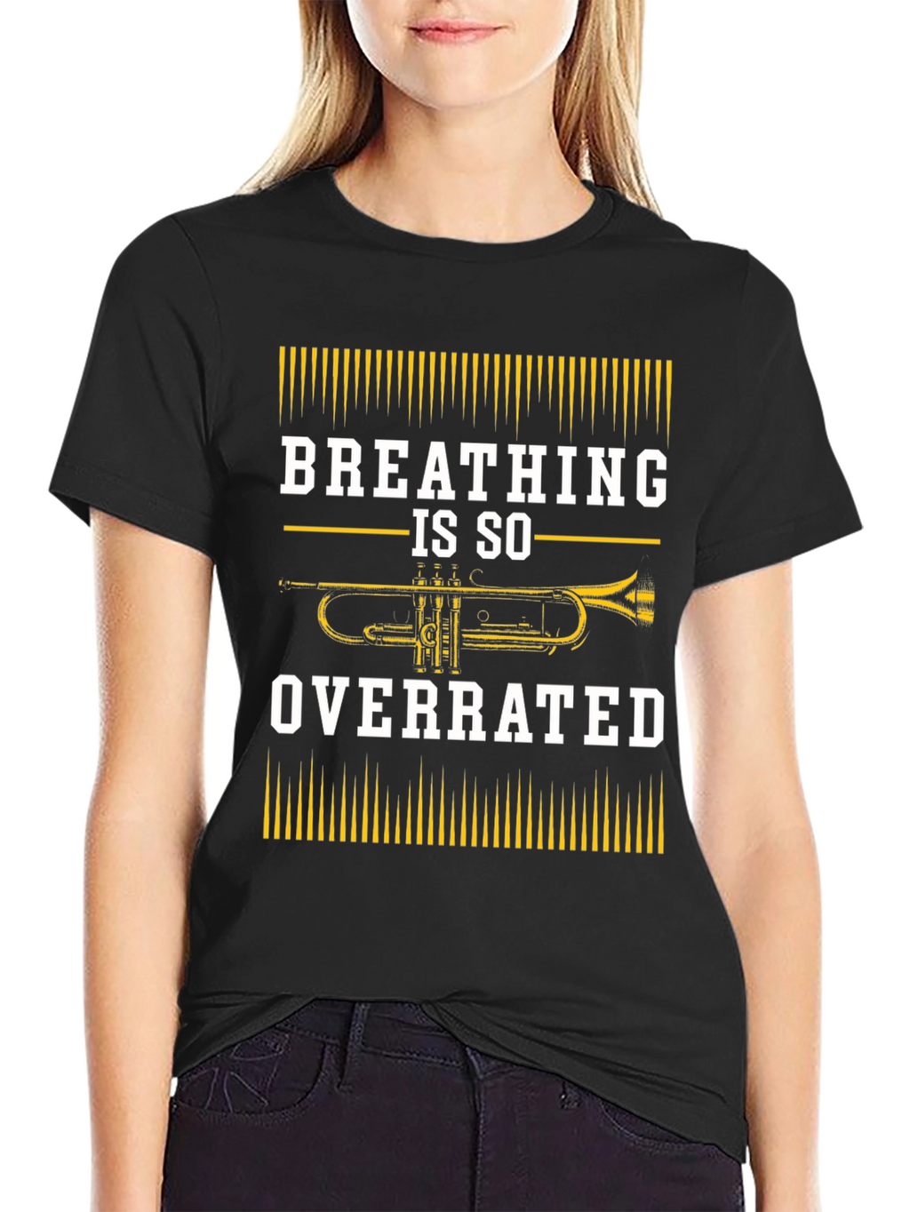 Breathing Is So Overrated Trumpet Player T-Shirt