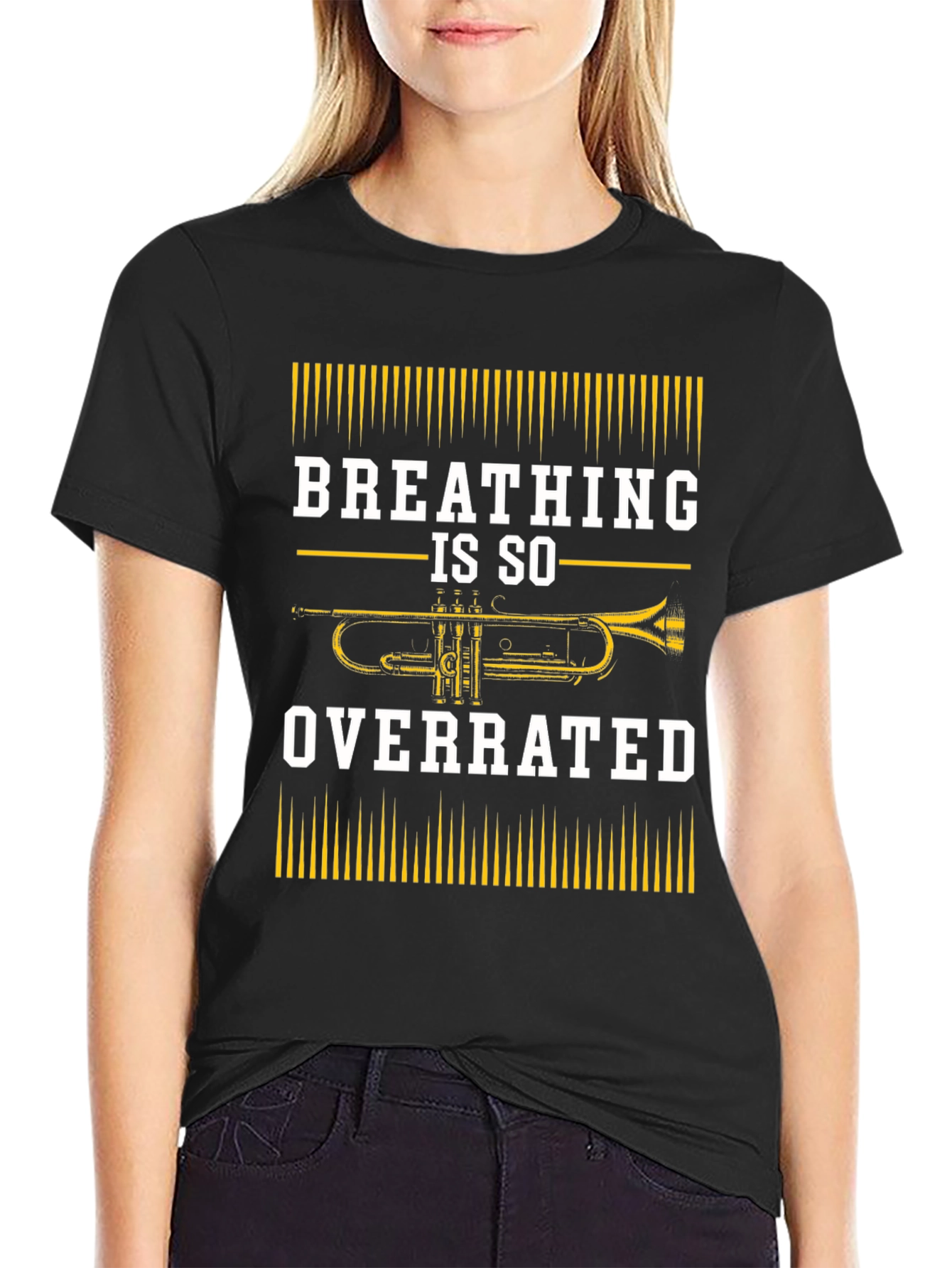 Breathing Is So Overrated Trumpet Player T-Shirt