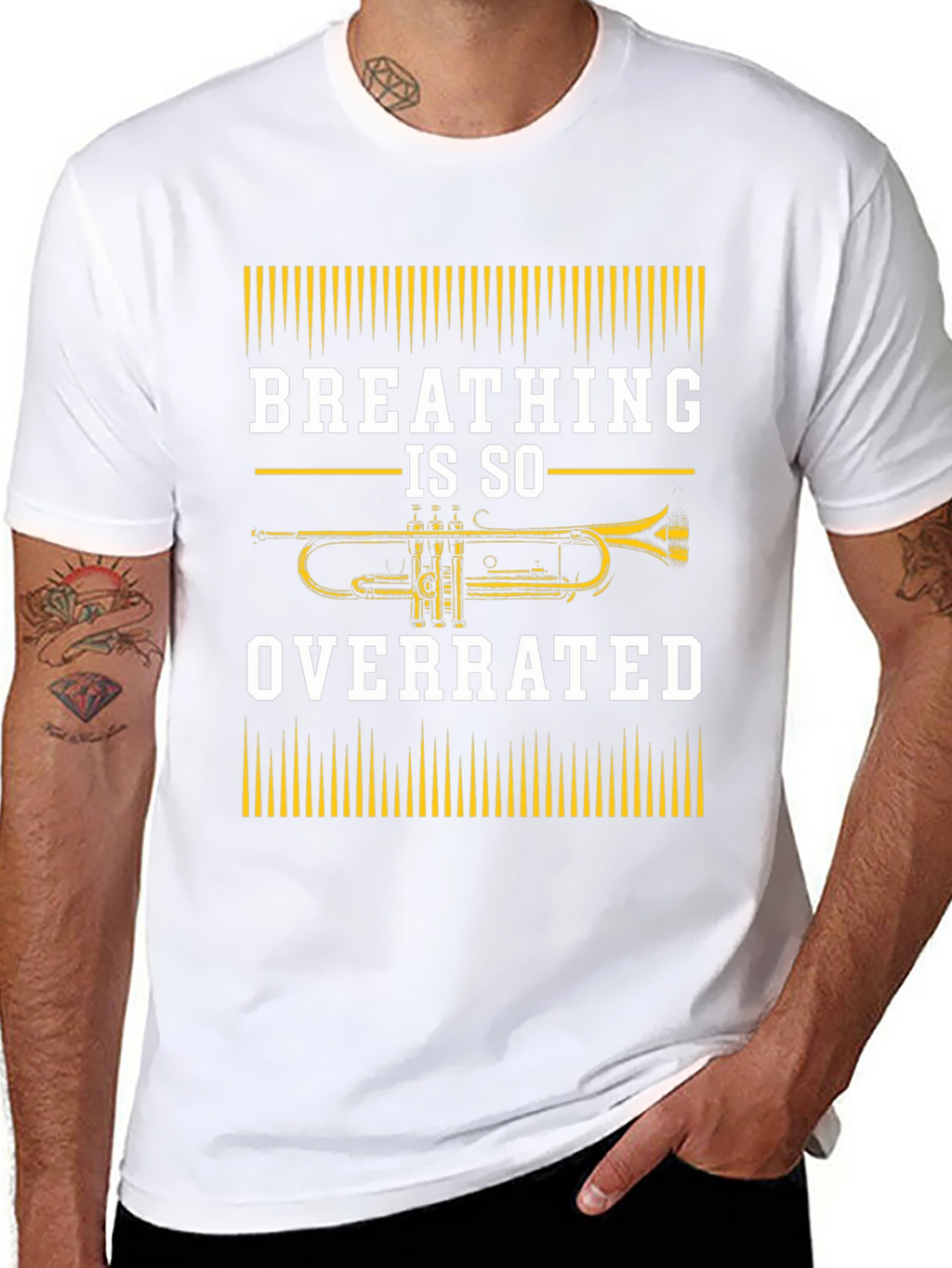 Breathing Is So Overrated Trumpet Player T-Shirt
