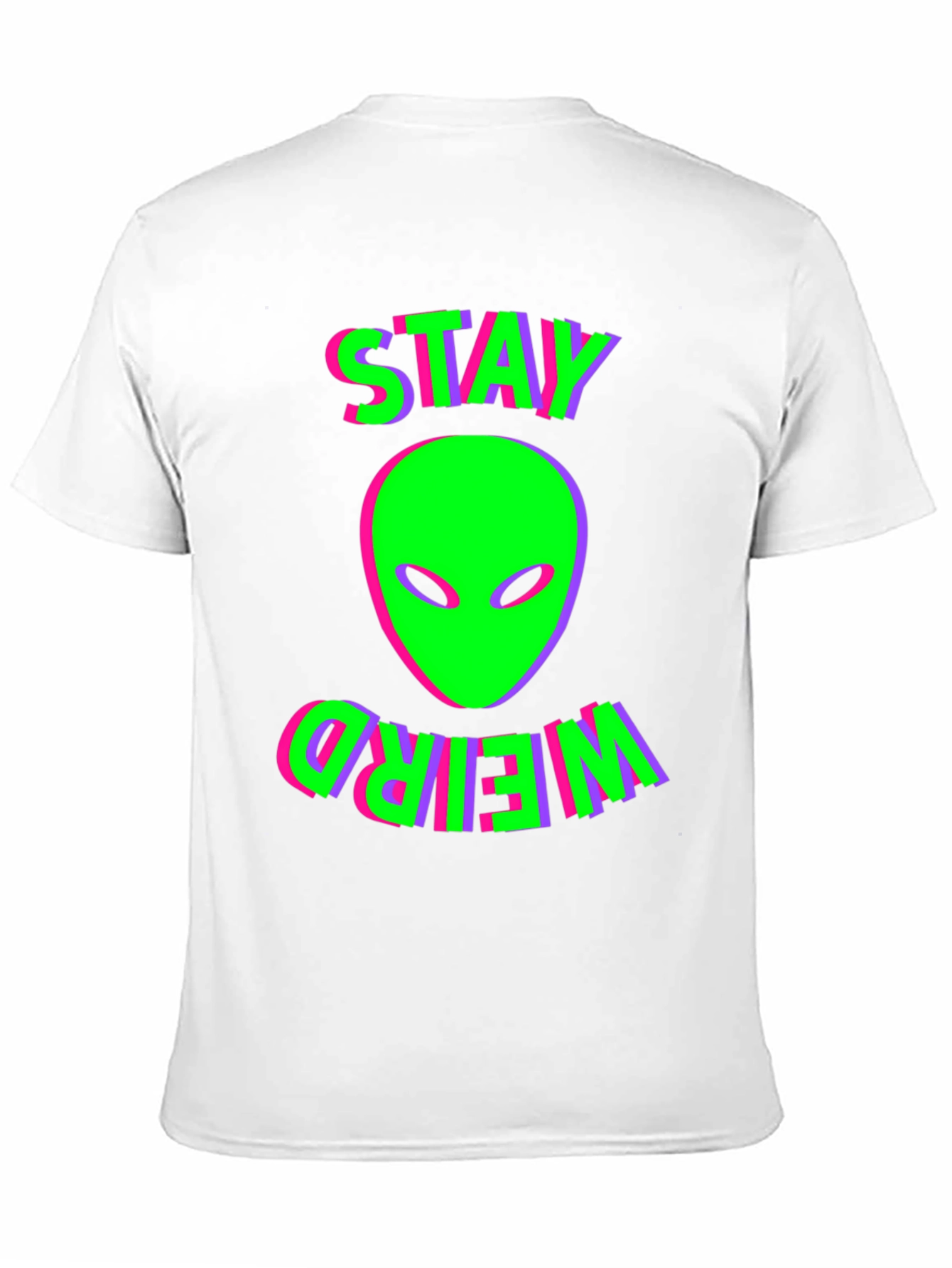 Stay Weird Alien Graphic Tee