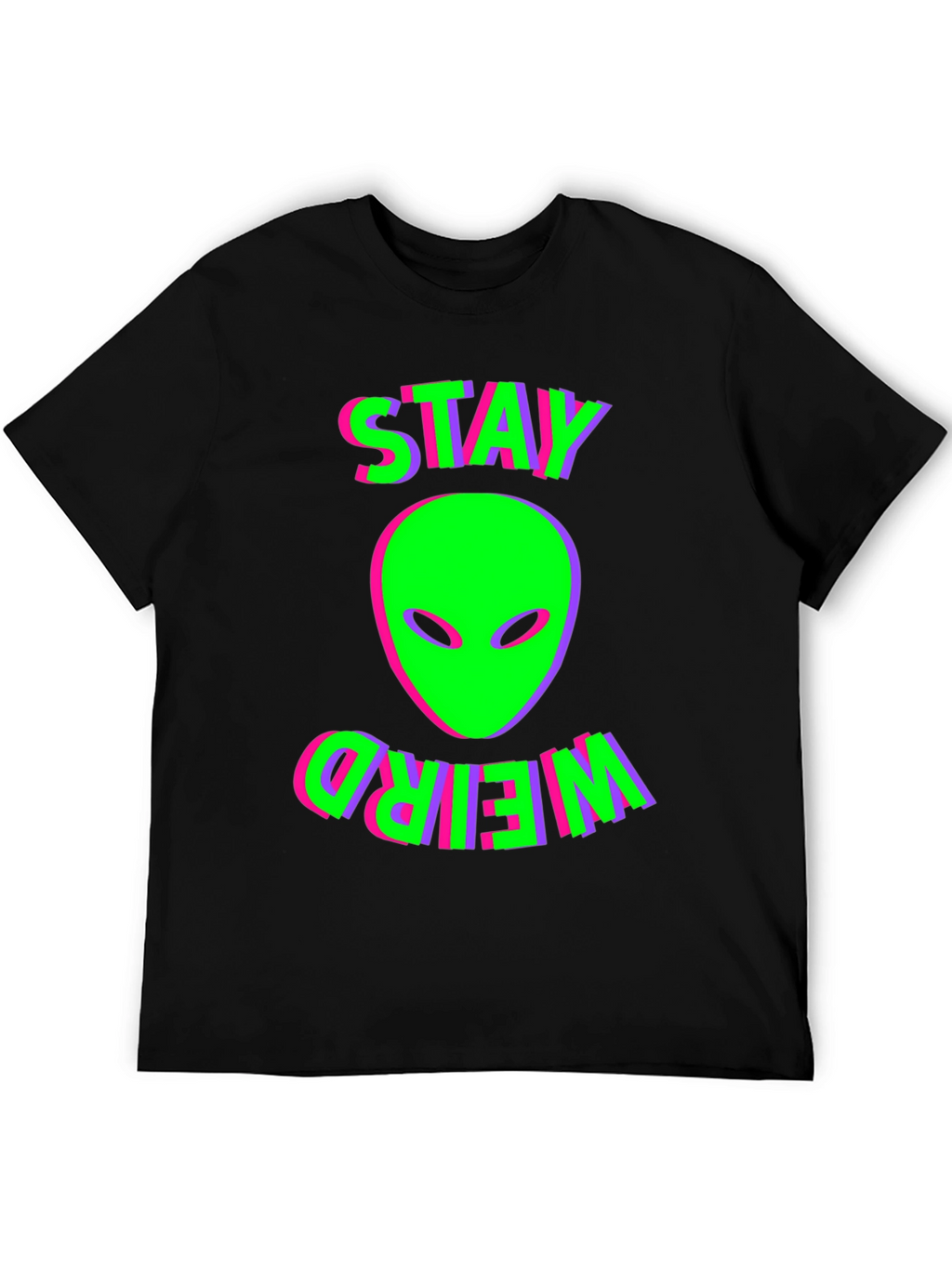 Stay Weird Alien Graphic Tee