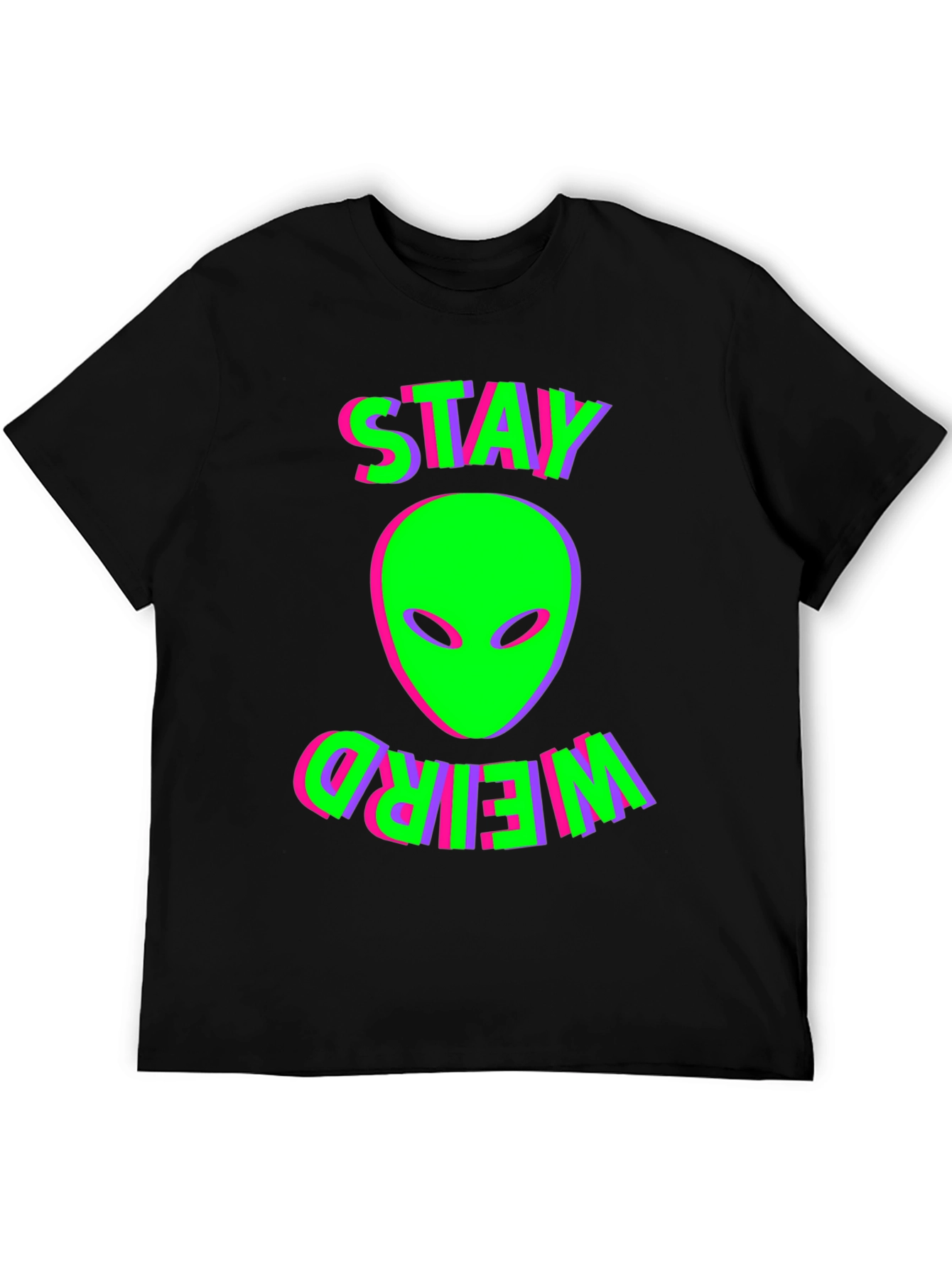 Stay Weird Alien Graphic Tee