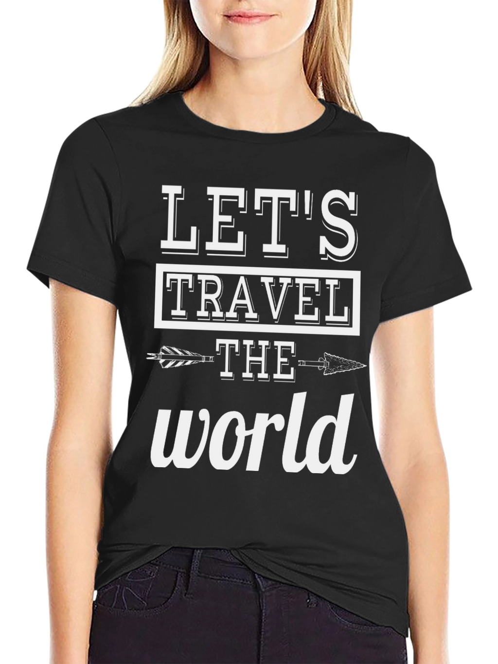 Lets Travel the World Graphic T-Shirt