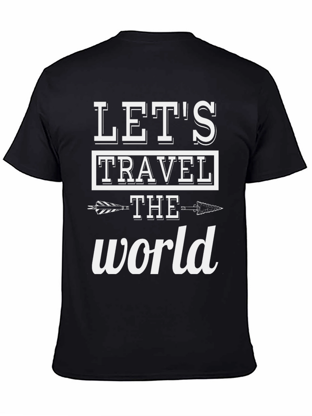 Lets Travel the World Graphic T-Shirt
