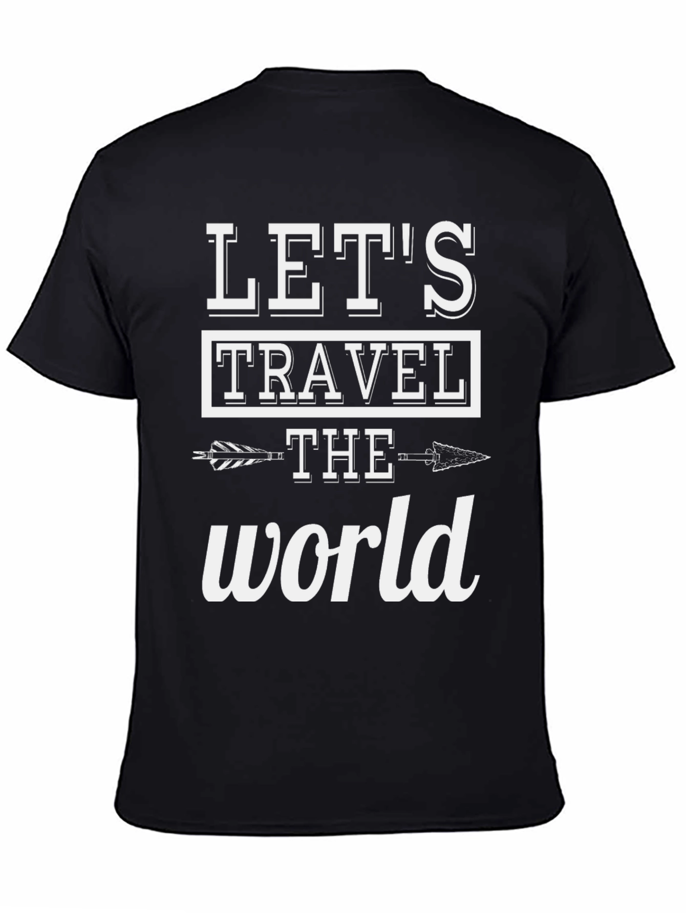 Lets Travel the World Graphic T-Shirt