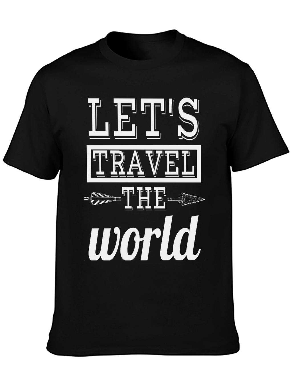 Lets Travel the World Graphic T-Shirt