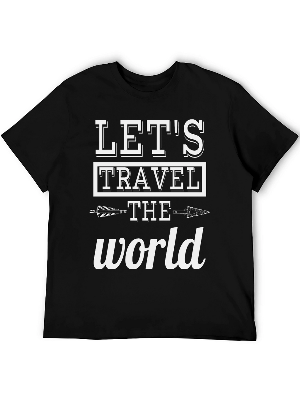 Lets Travel the World Graphic T-Shirt
