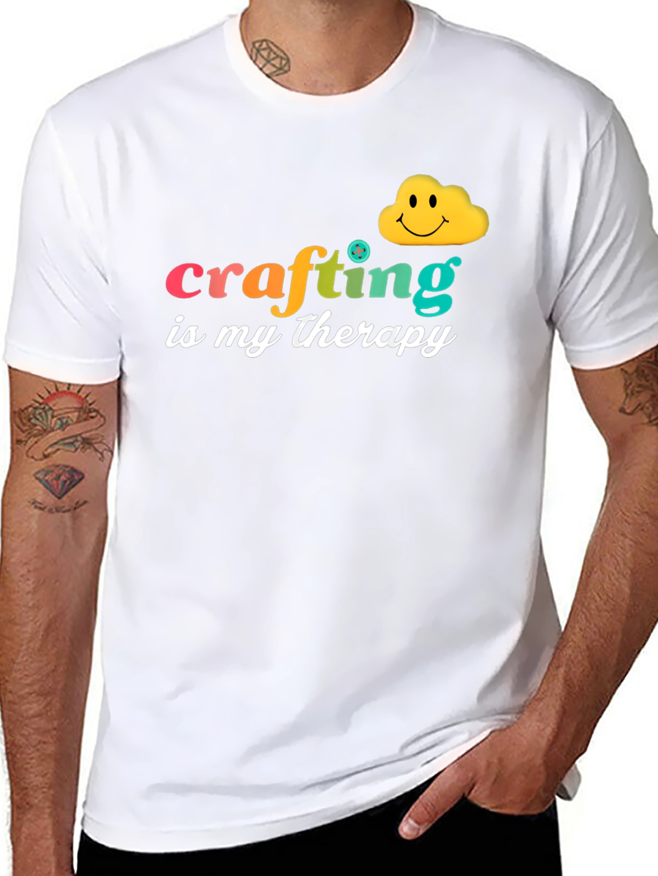 Crafting is My Therapy Graphic Tee