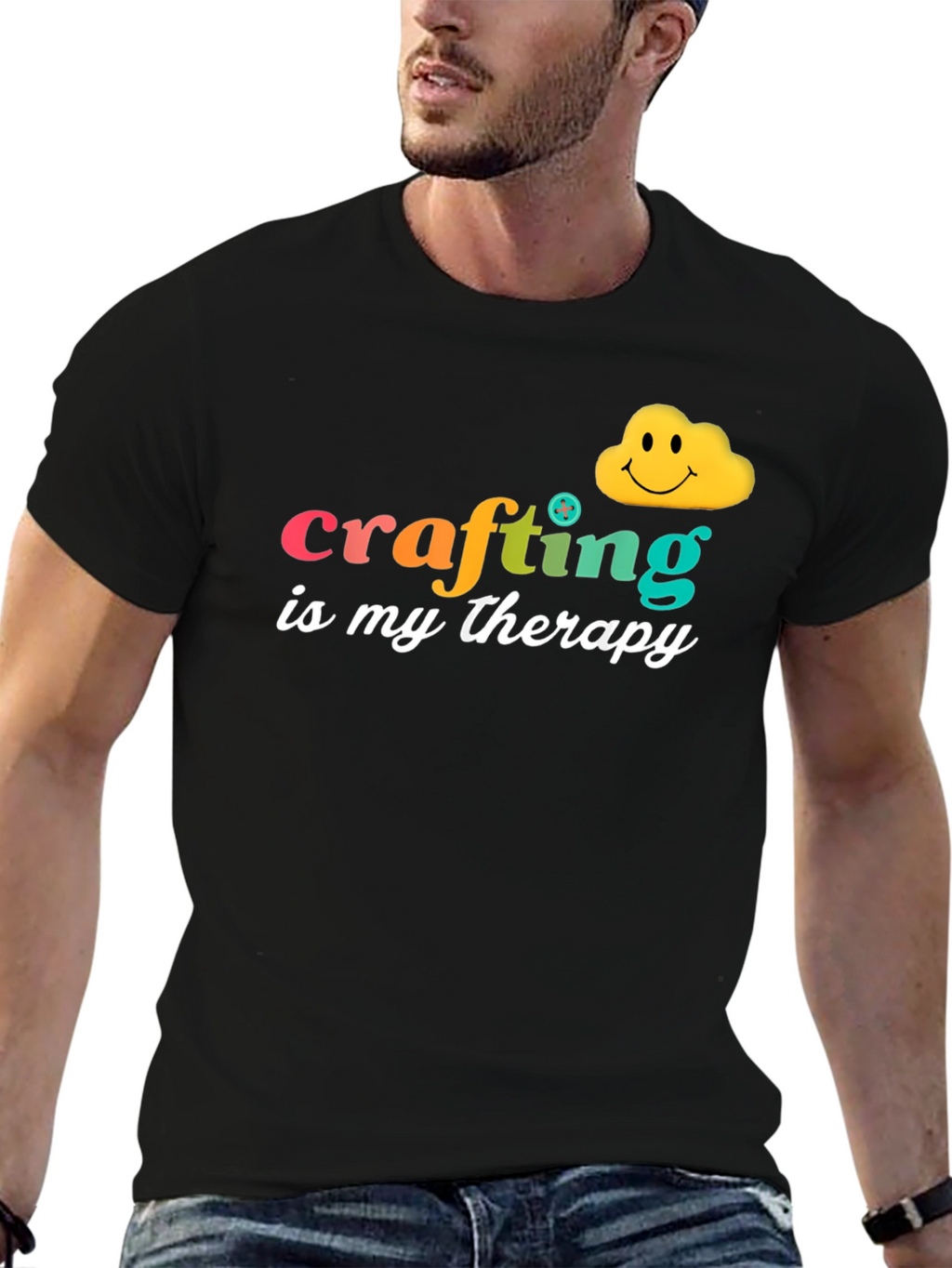 Crafting is My Therapy Graphic Tee
