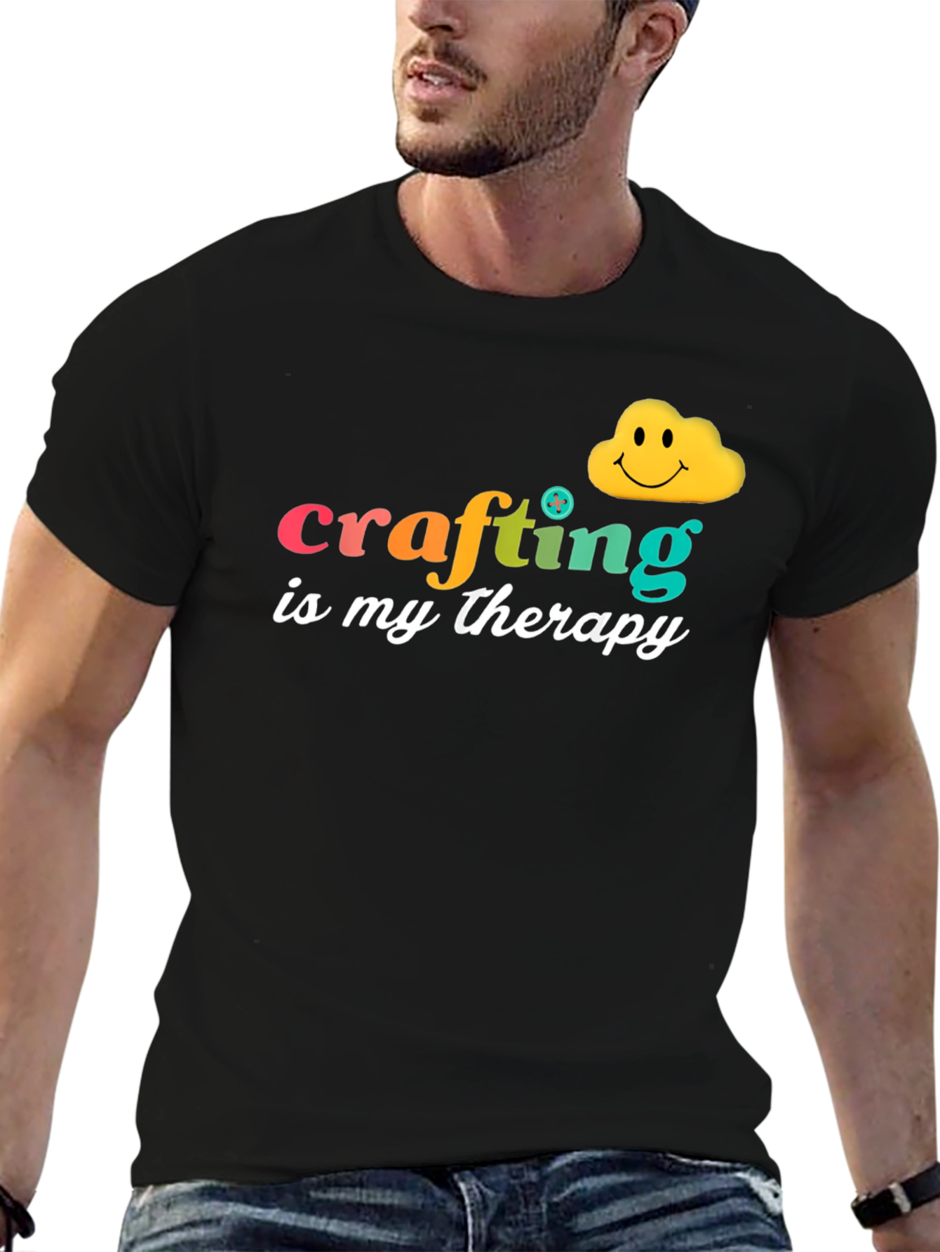 Crafting is My Therapy Graphic Tee