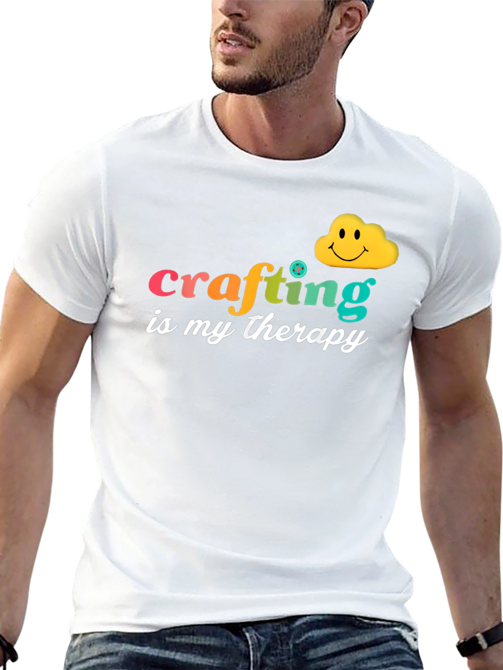 Crafting is My Therapy Graphic Tee