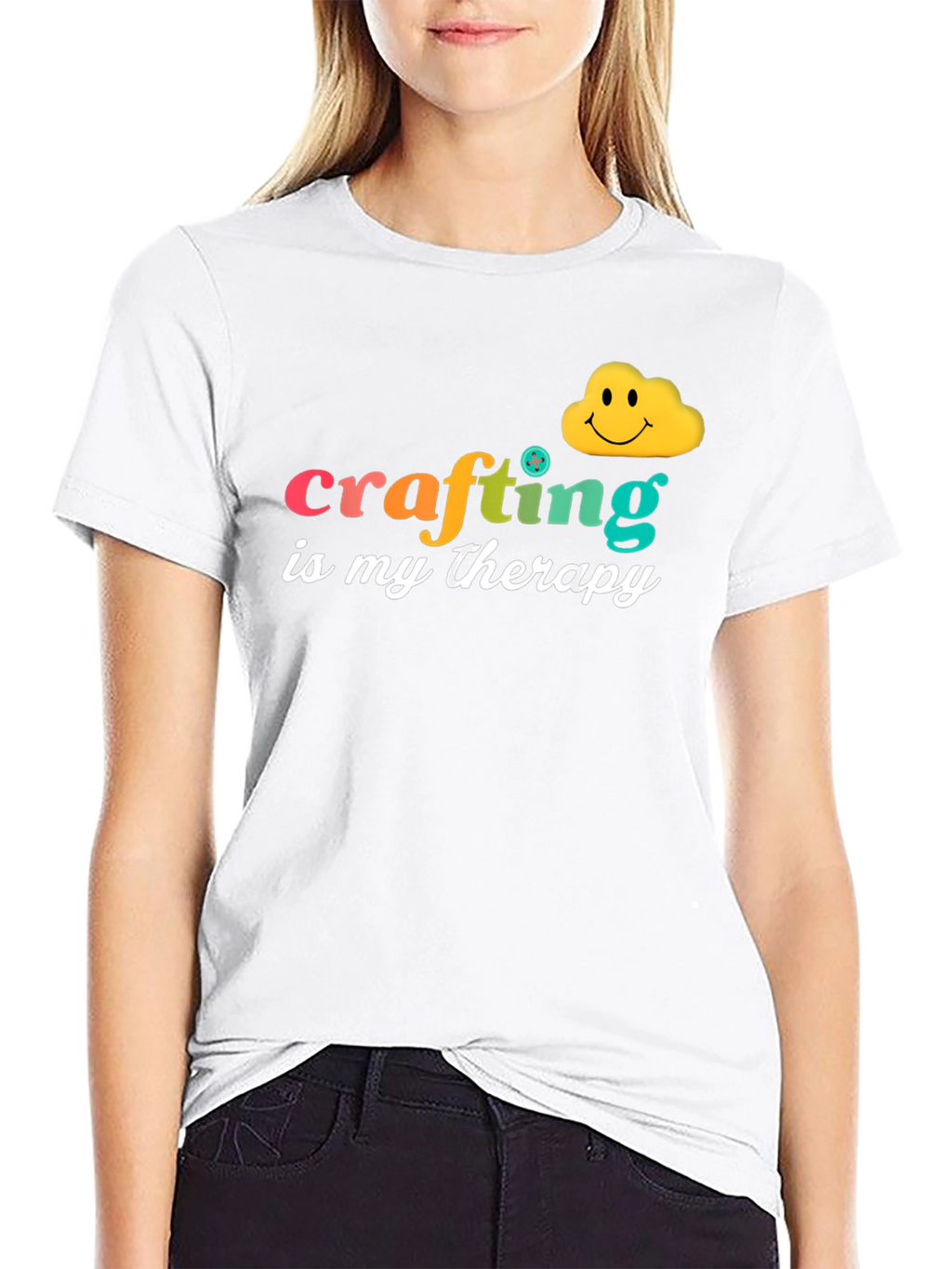 Crafting is My Therapy Graphic Tee