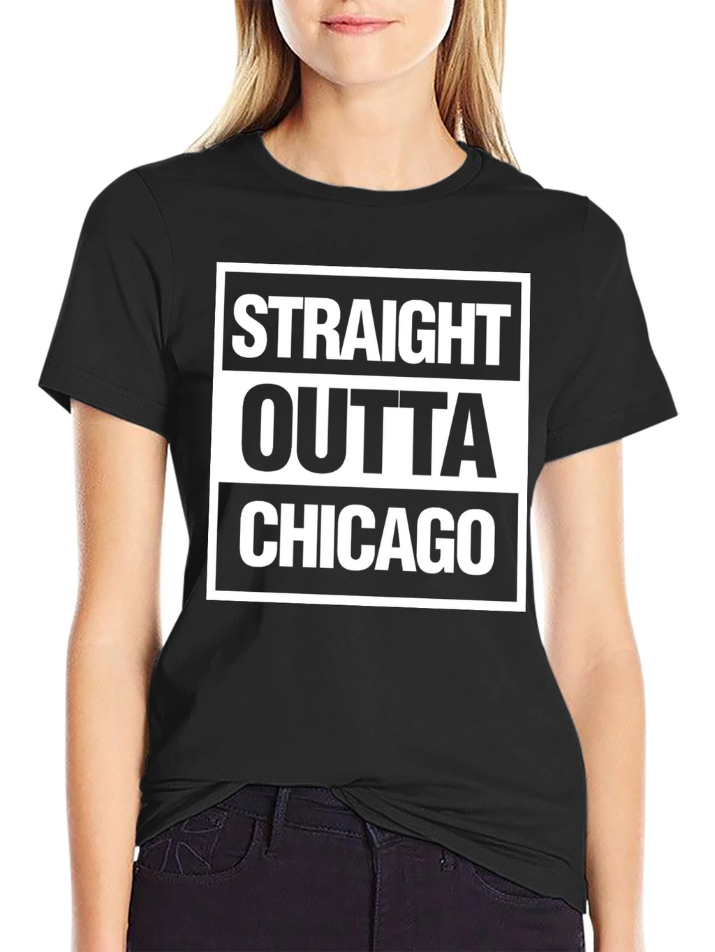 Straight Outta Chicago Graphic T-Shirt