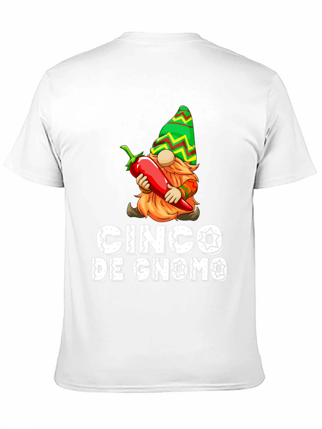 Cinco De Gnome T-Shirt - Novelty Graphic Tee