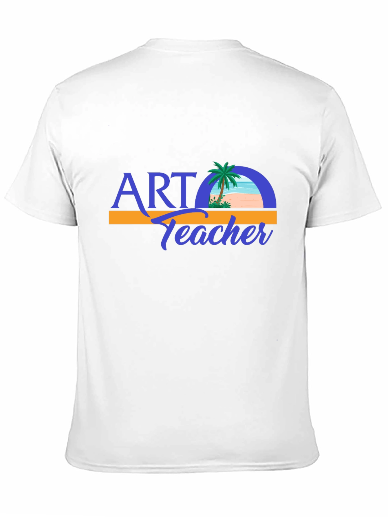 Art Teacher T-Shirt - Beach Design