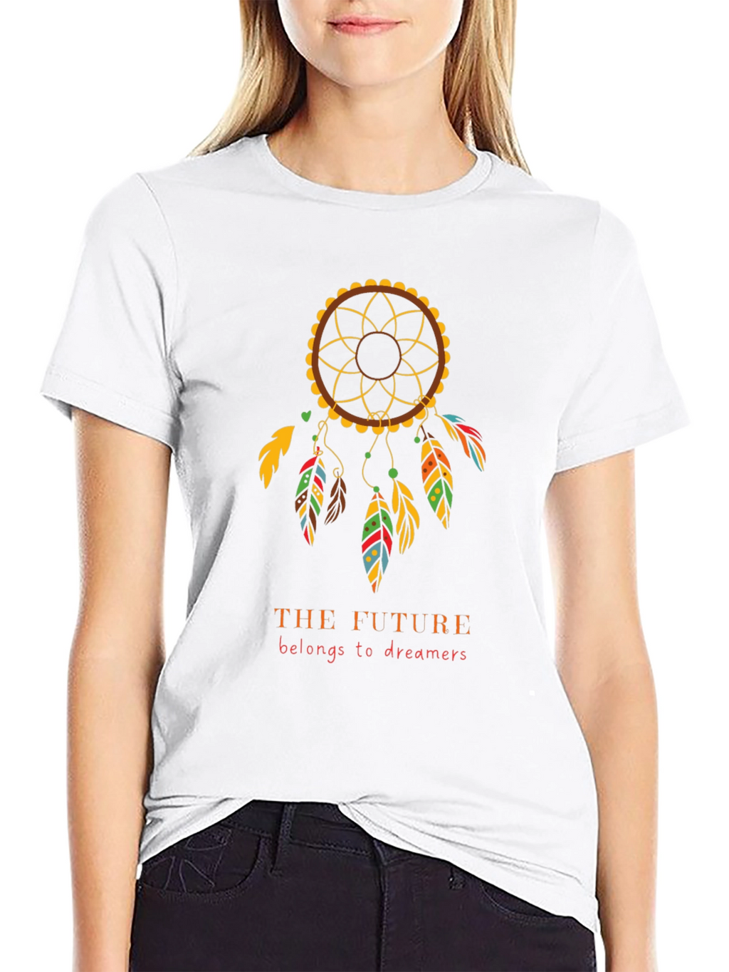 Dreamer T-Shirt - Future Belongs to Dreamers - Black
