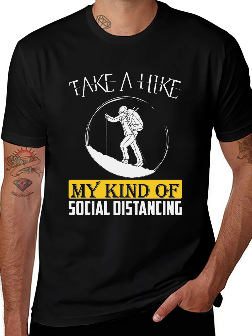 Hiker Social Distancing T-Shirt