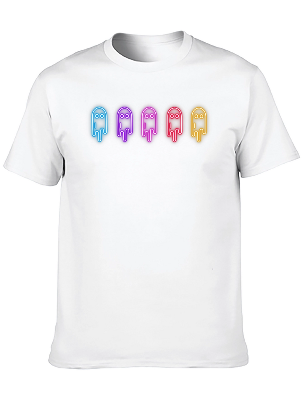 Neon Ghost Graphic Black Tee