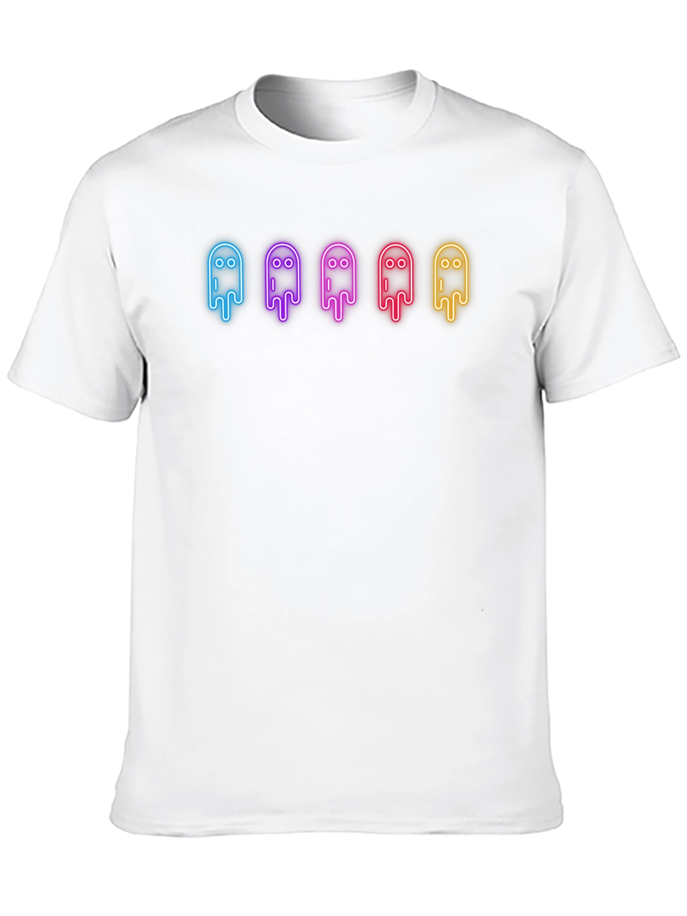 Neon Ghost Graphic Black Tee