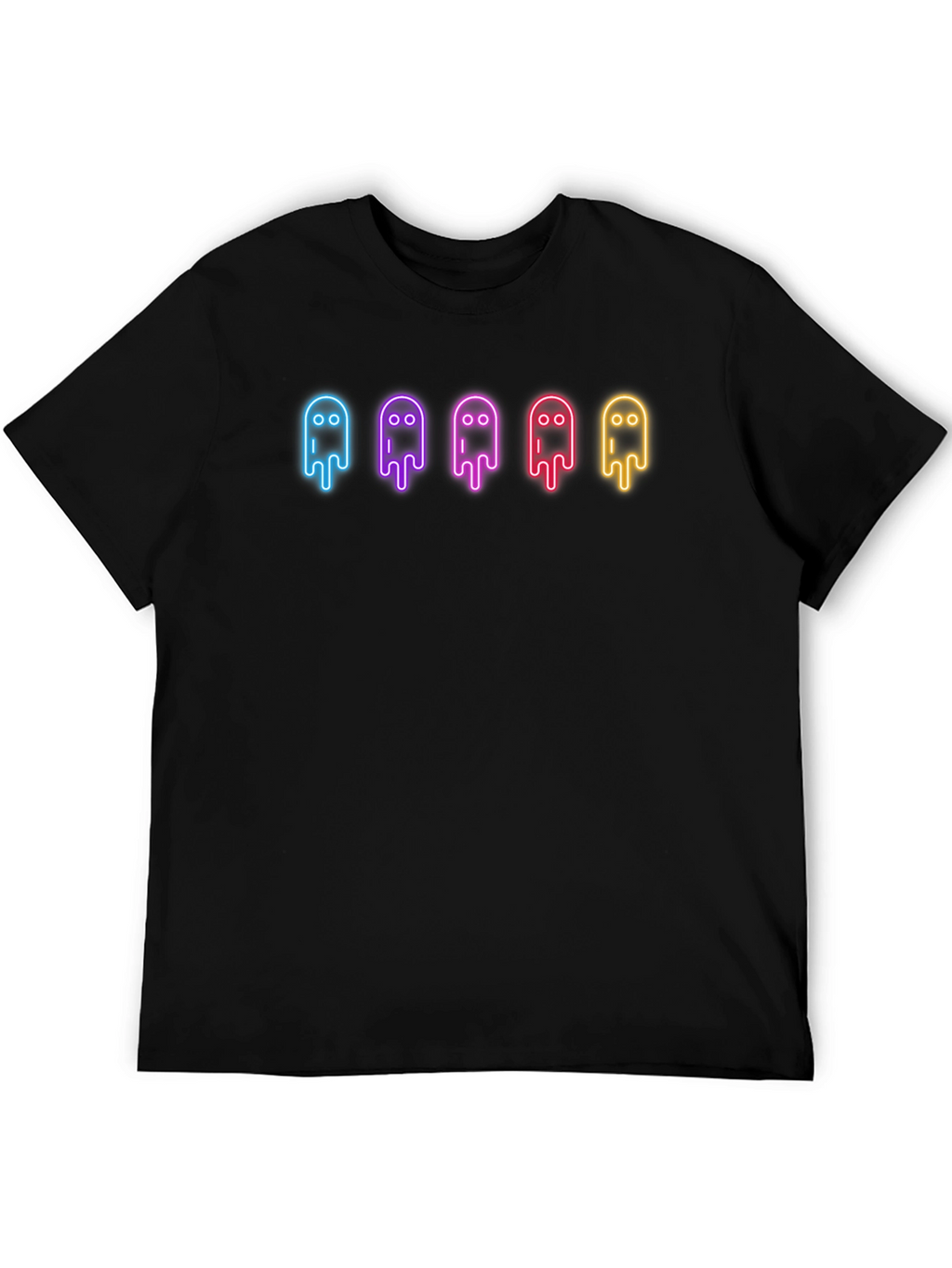 Neon Ghost Graphic Black Tee