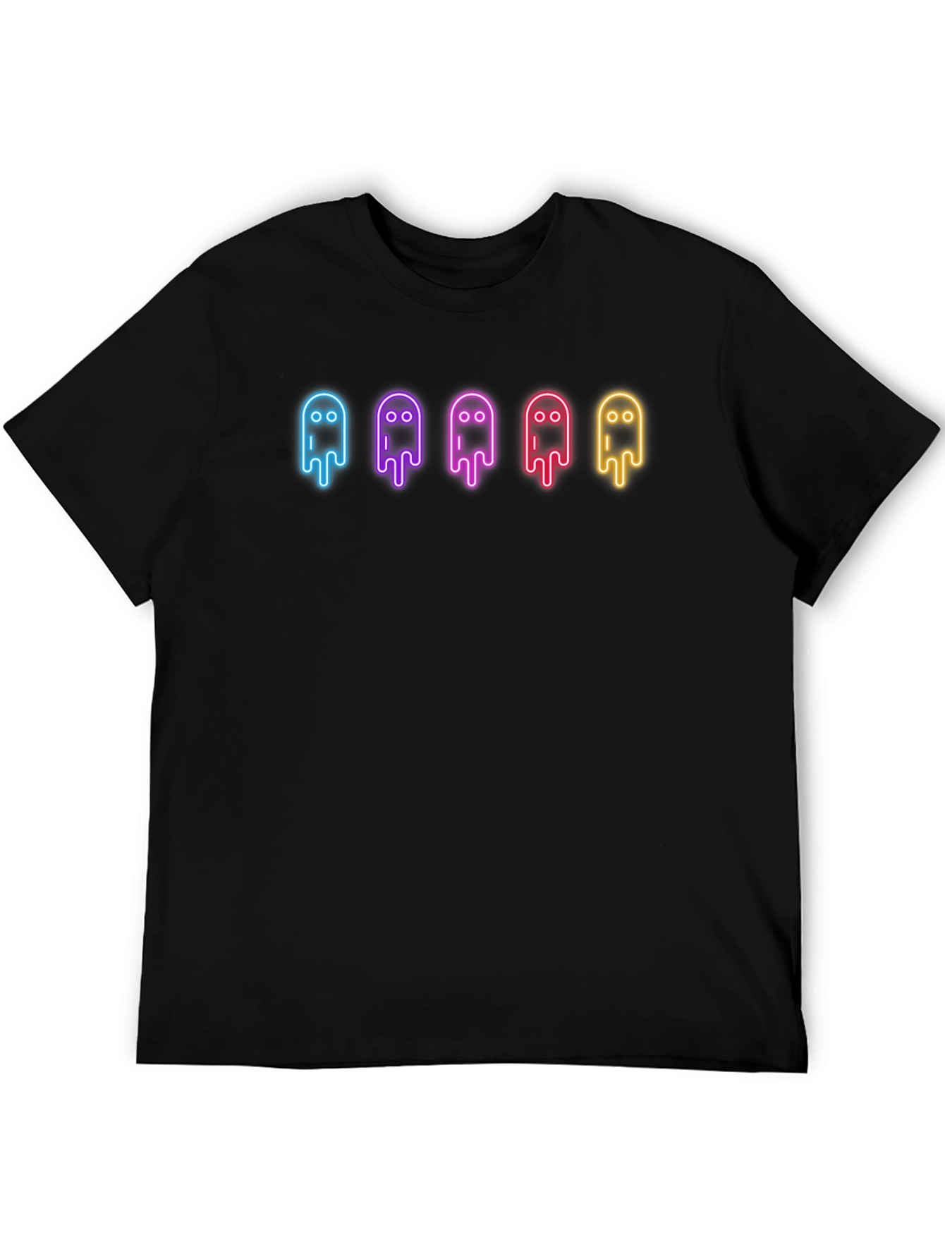 Neon Ghost Graphic Black Tee
