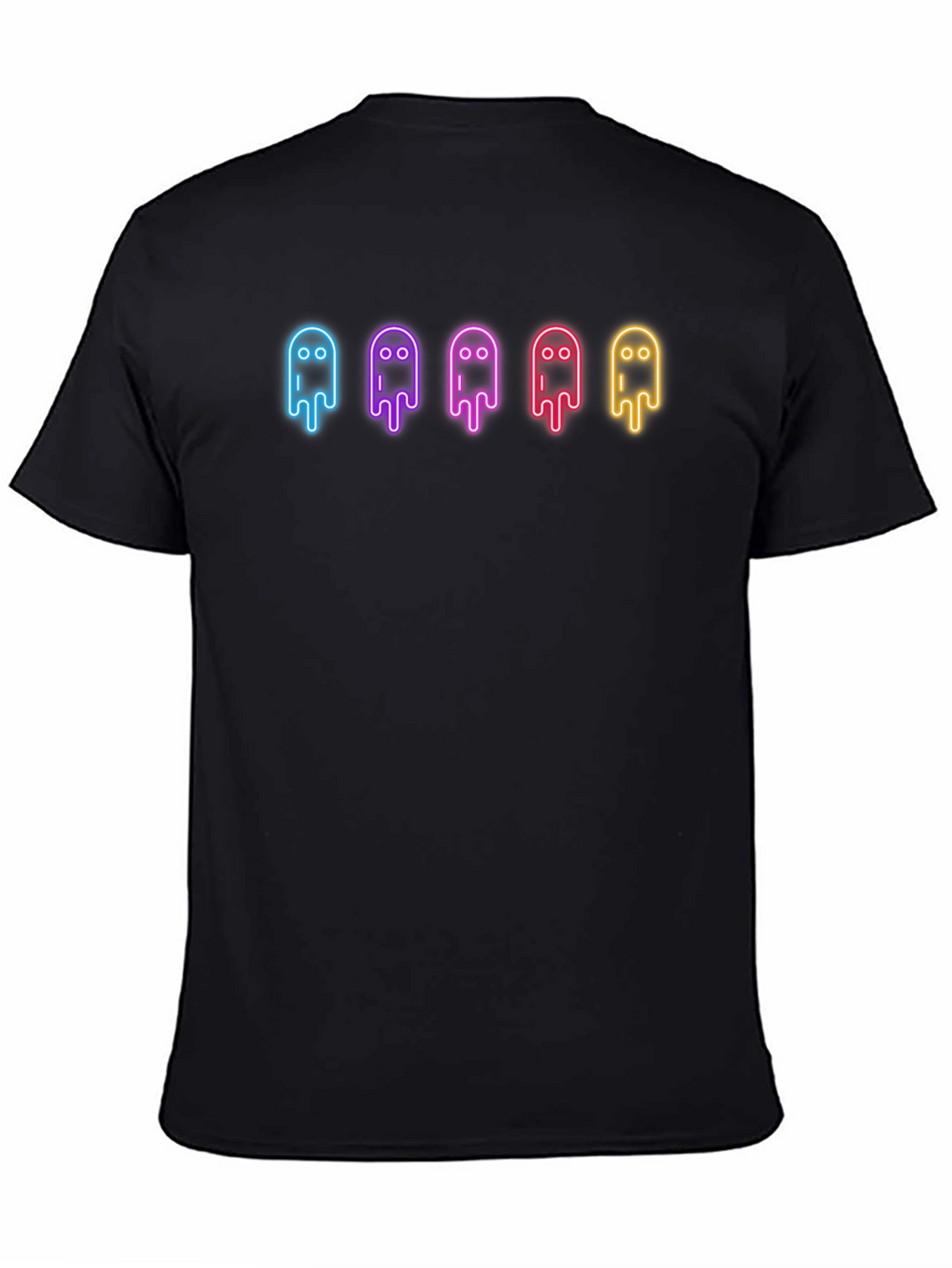 Neon Ghost Graphic Black Tee