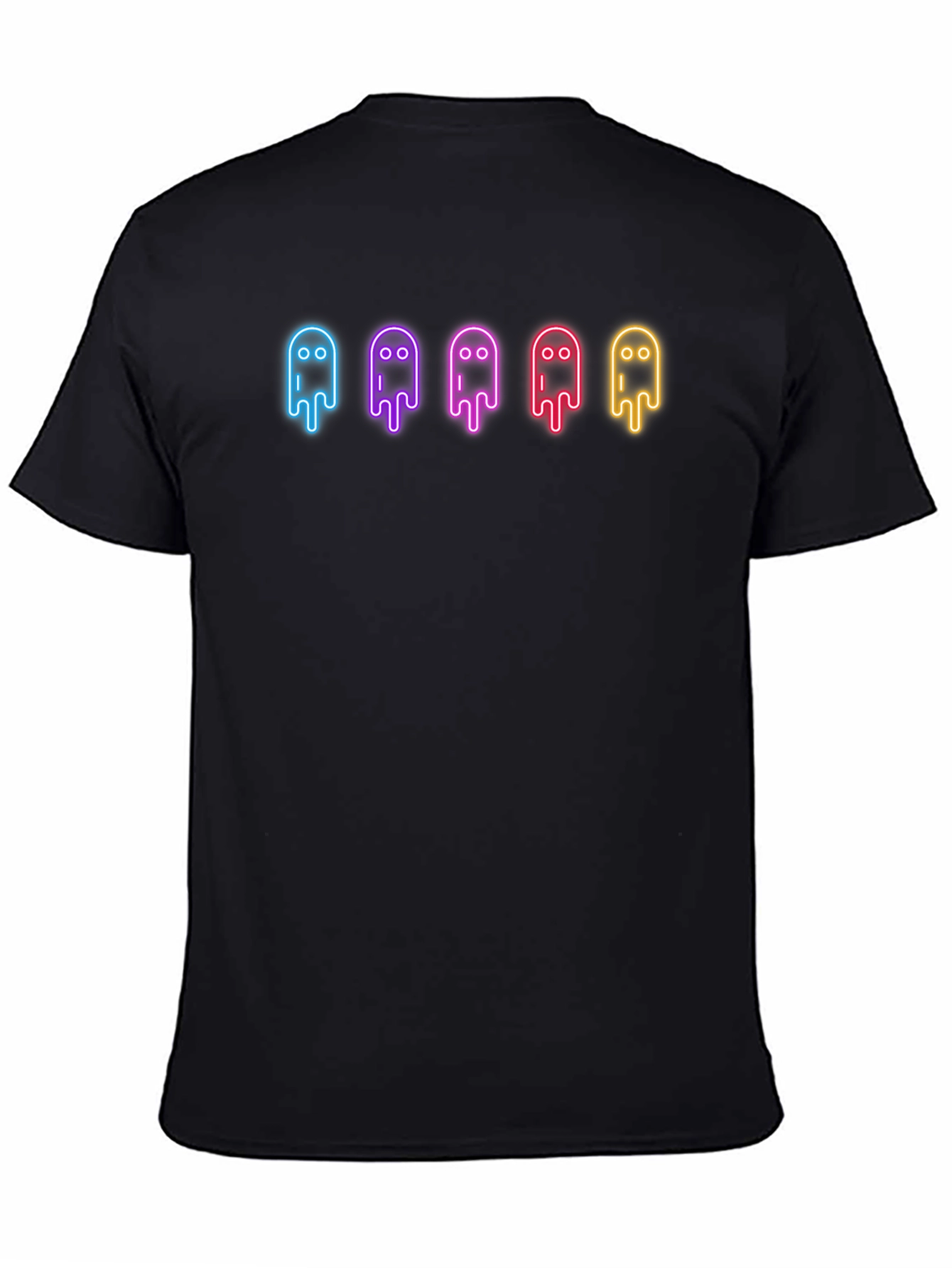 Neon Ghost Graphic Black Tee