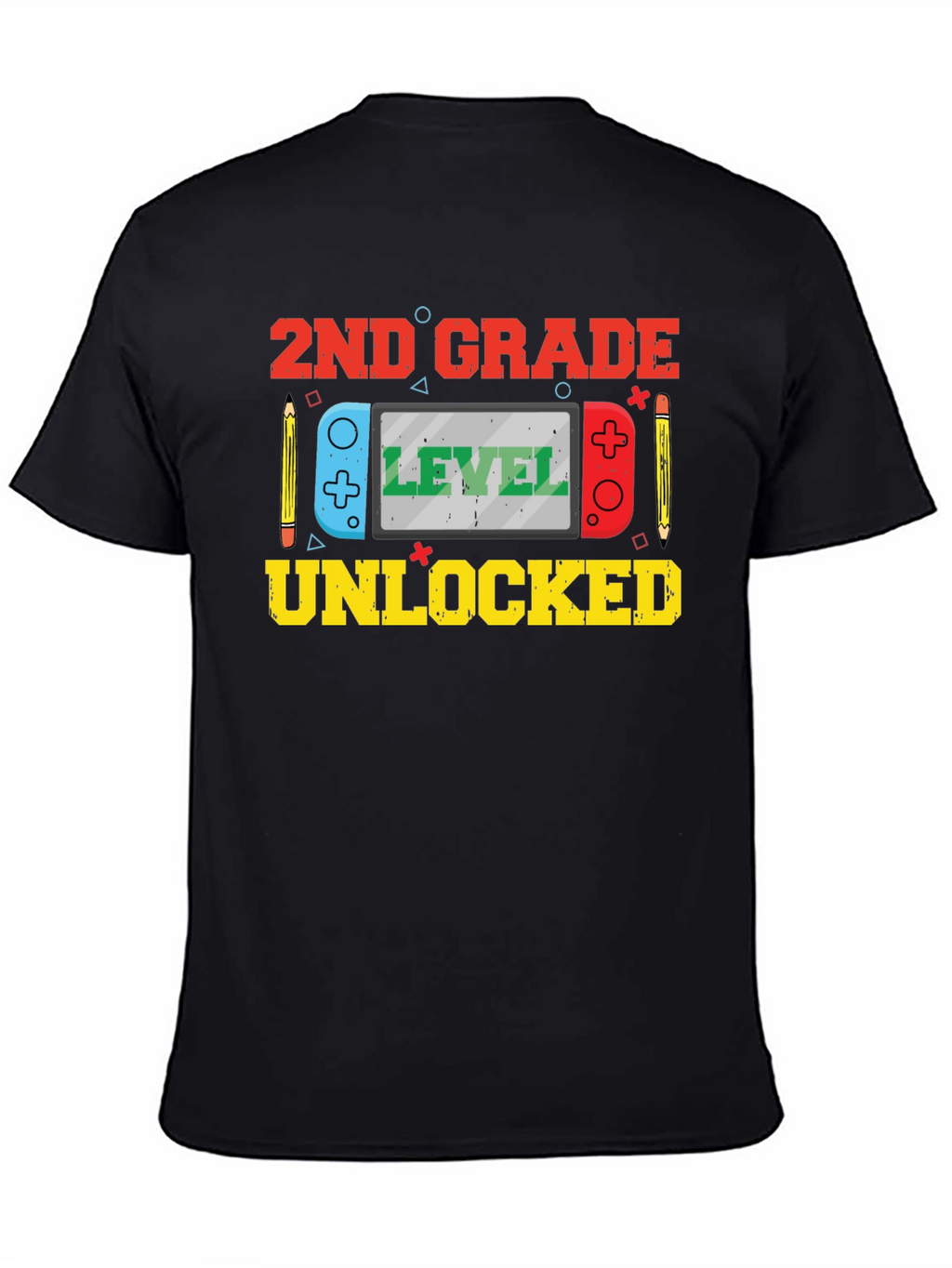 2nd Grade Level Unlocked Graphic T-Shirt