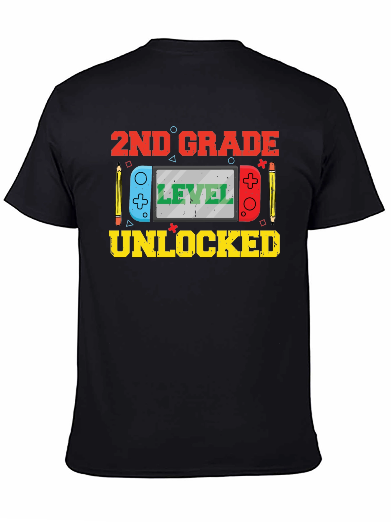 2nd Grade Level Unlocked Graphic T-Shirt