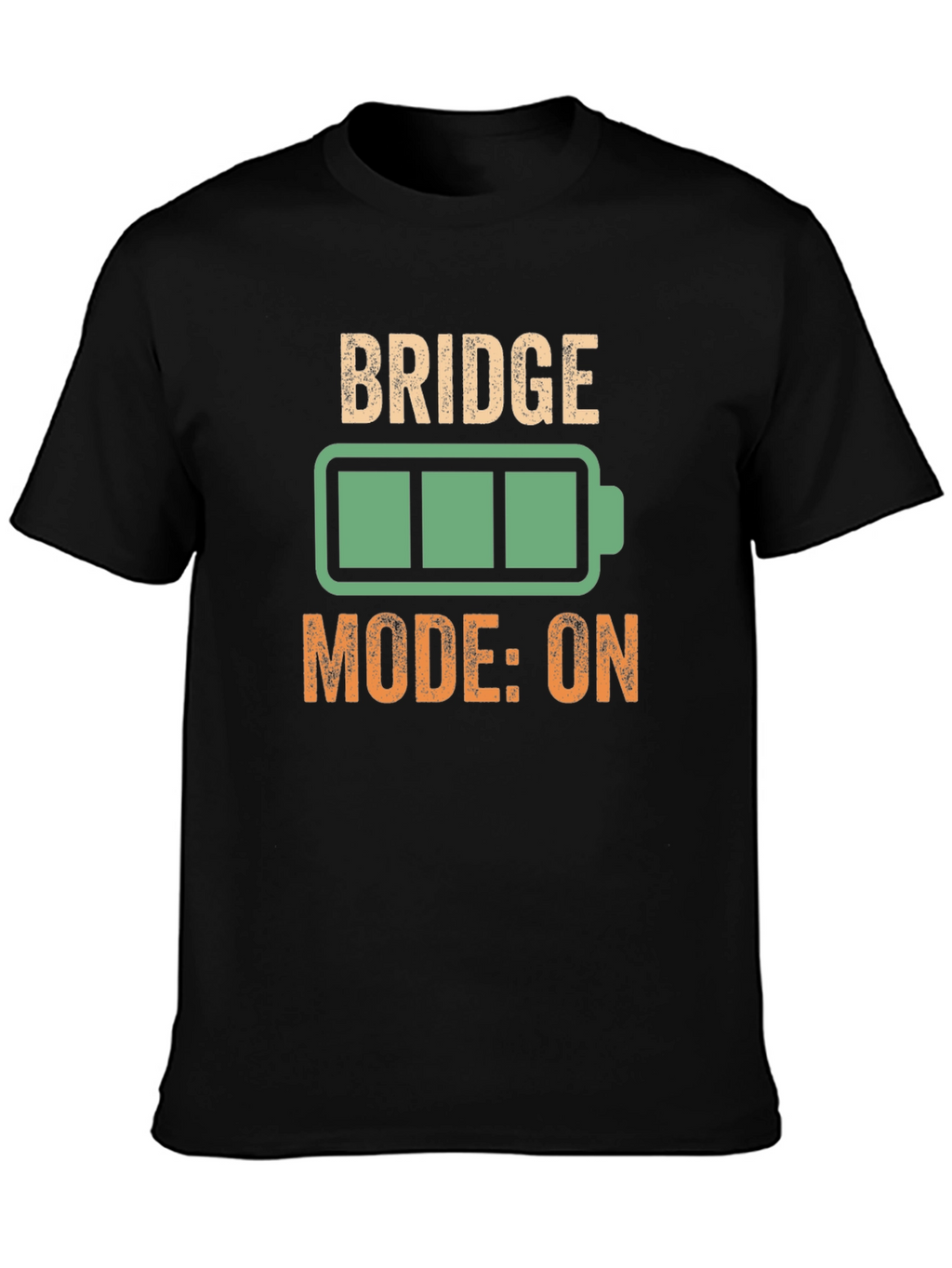 Bridge Mode ON T-Shirt - Funny Technology Geek Tee