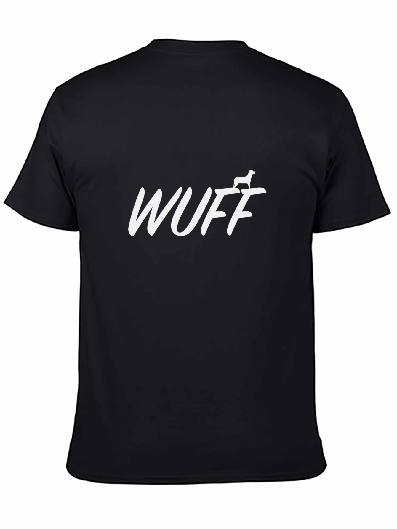 WUFF Dog Lovers T-Shirt - Black