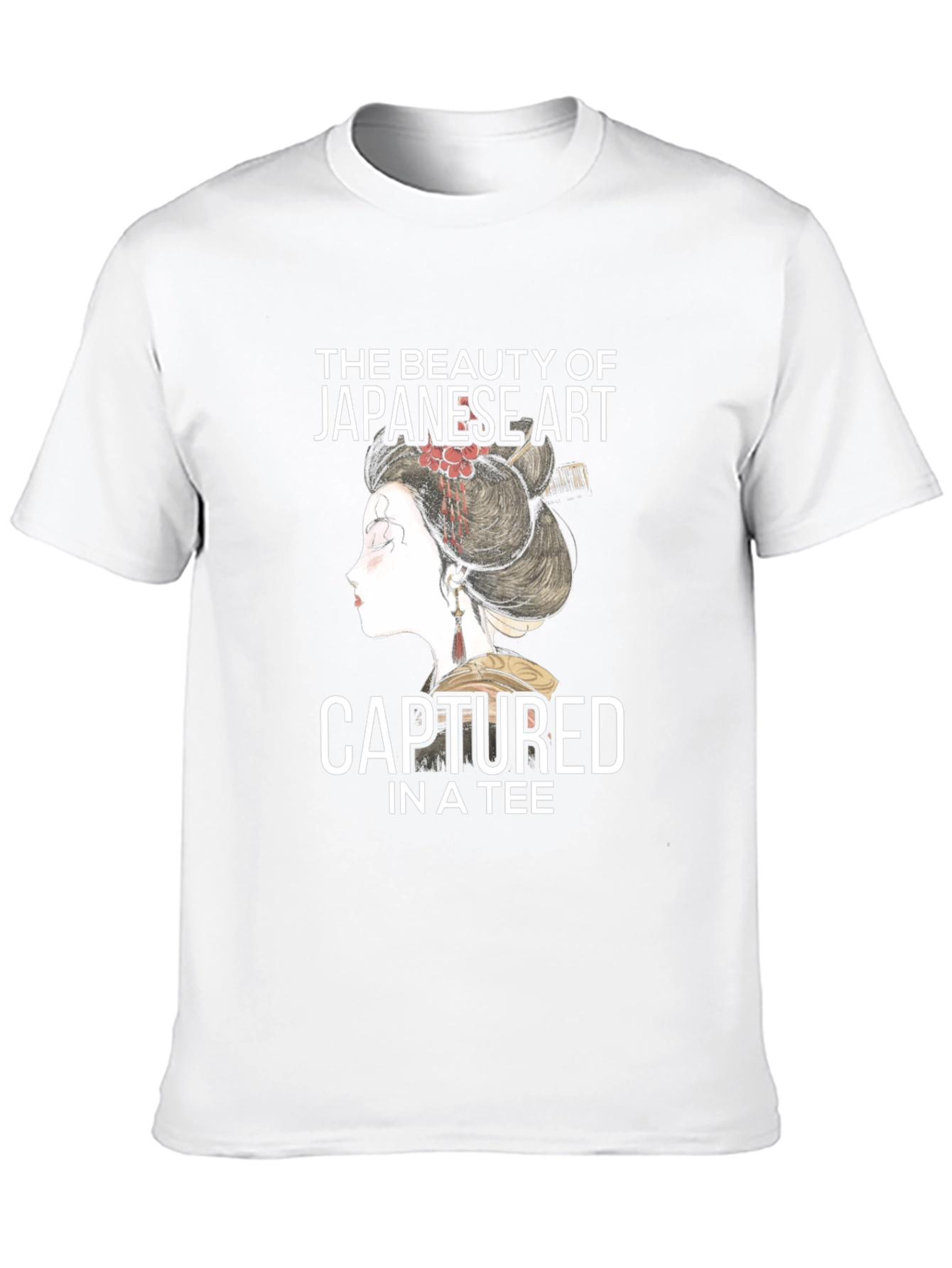 Japanese Art Tee: Beauty Captured in Style