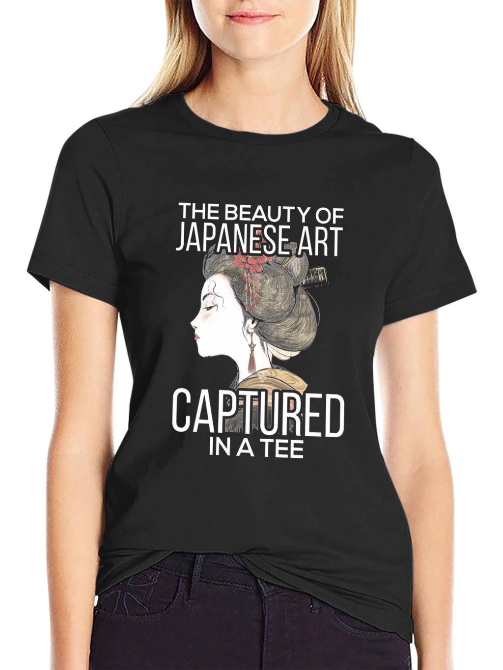 Japanese Art Tee: Beauty Captured in Style